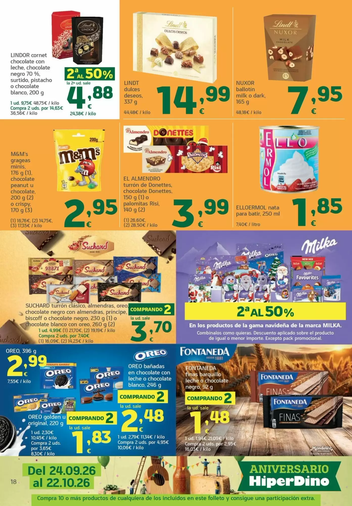 Folleto promocional de HiperDino válido desde el 13/10/2026 - Página 18.