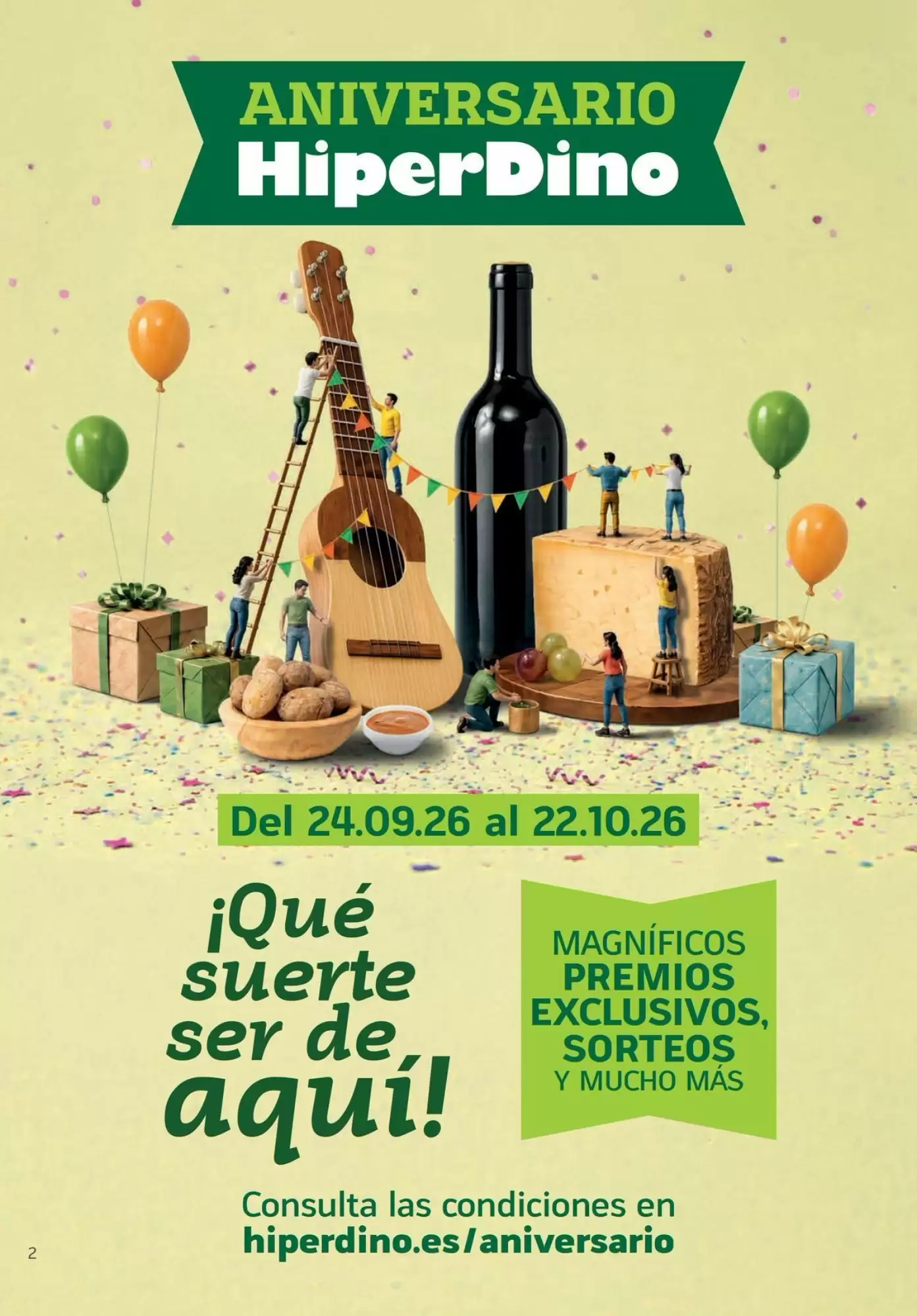 Folleto promocional de HiperDino válido desde el 13/10/2026 - Página 2.