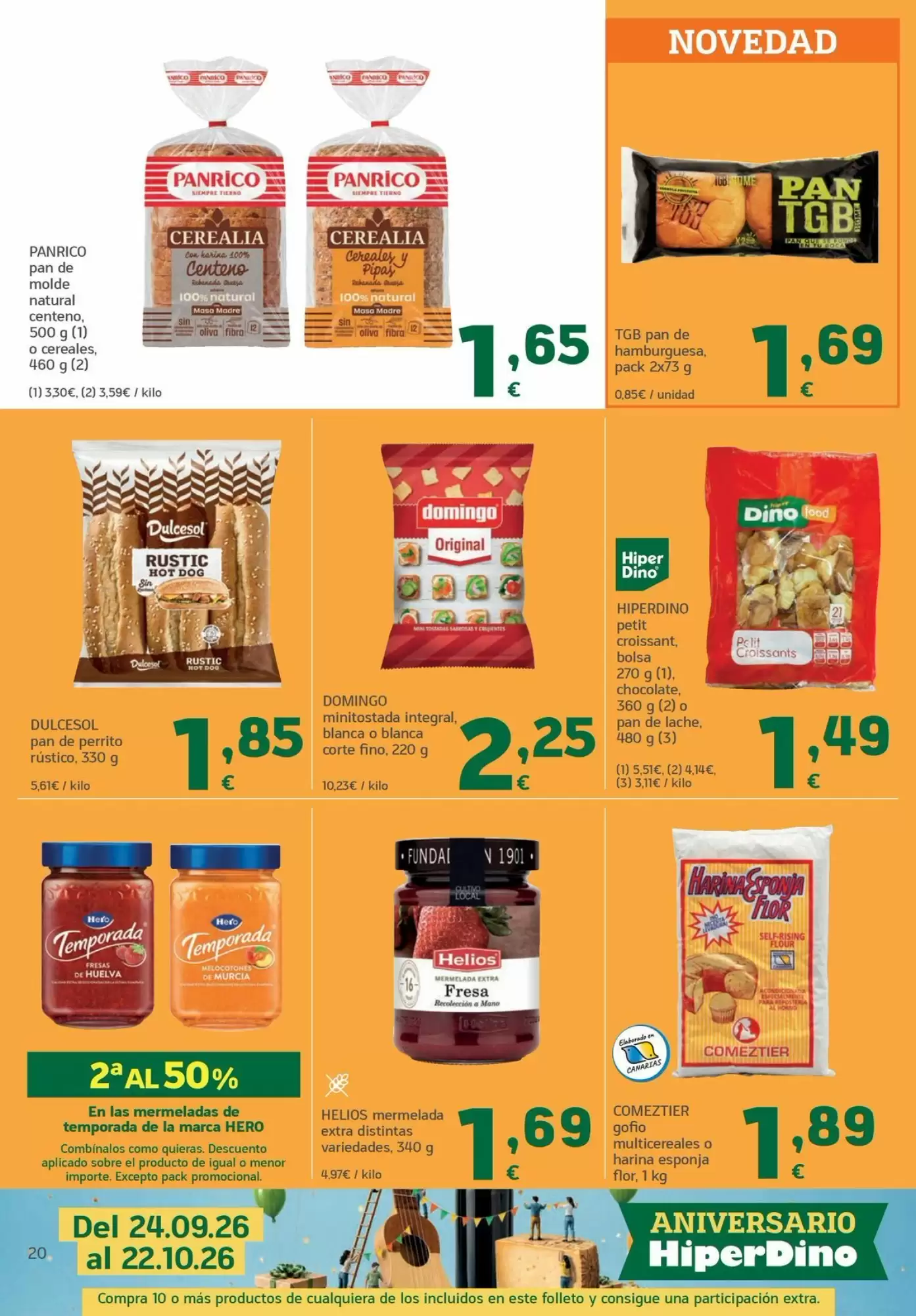 Folleto promocional de HiperDino válido desde el 13/10/2026 - Página 20.