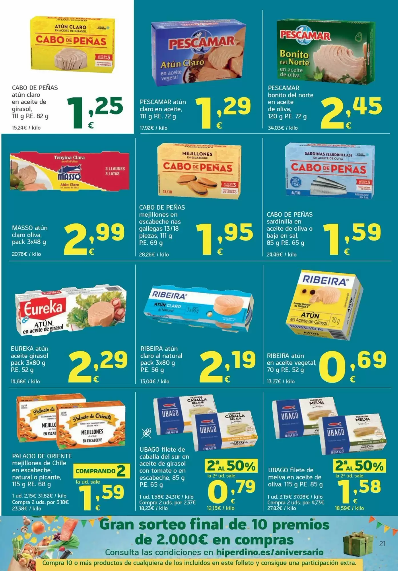 Folleto promocional de HiperDino válido desde el 13/10/2026 - Página 21.