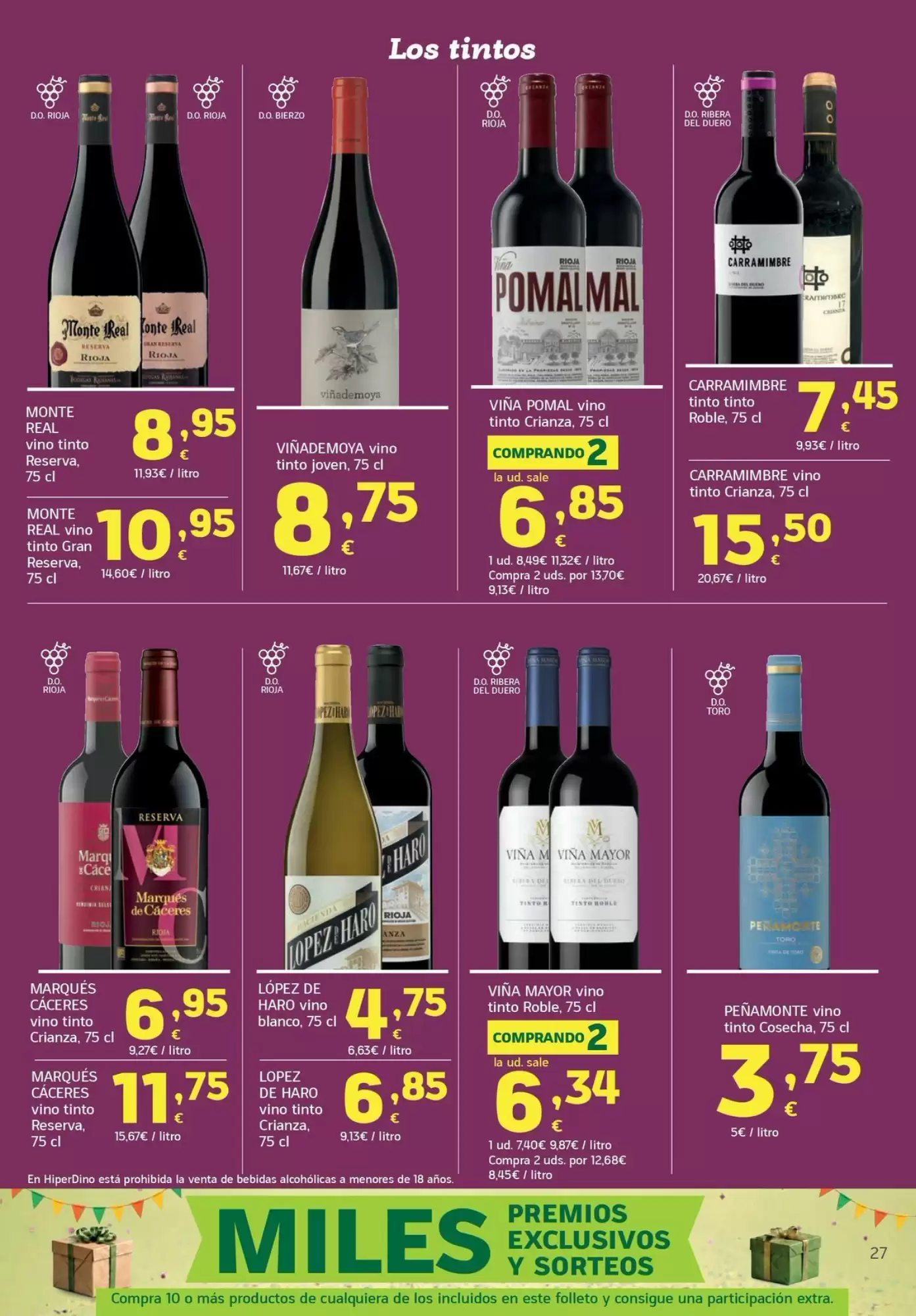 Folleto promocional de HiperDino válido desde el 13/10/2026 - Página 27.