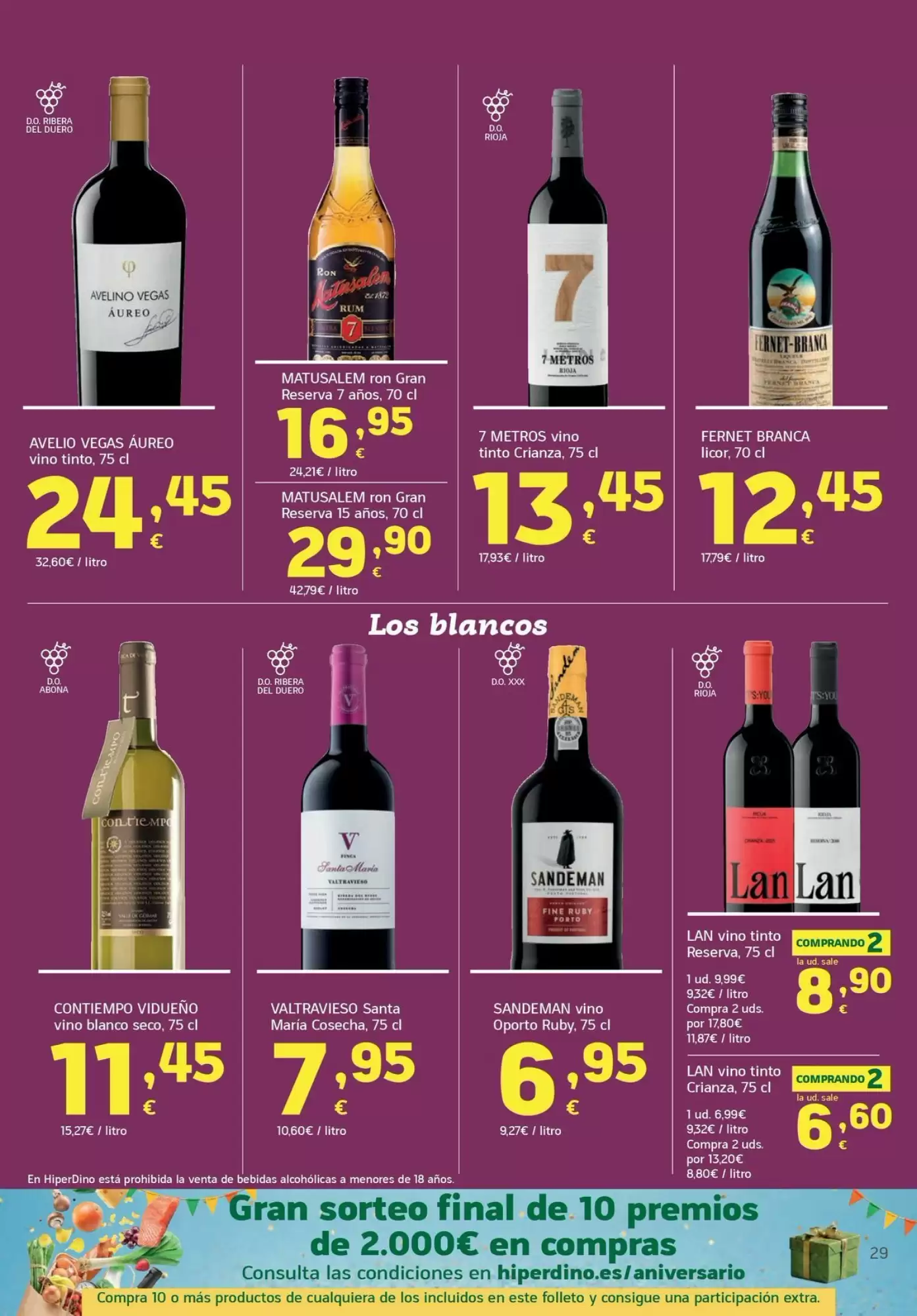 Folleto promocional de HiperDino válido desde el 13/10/2026 - Página 29.
