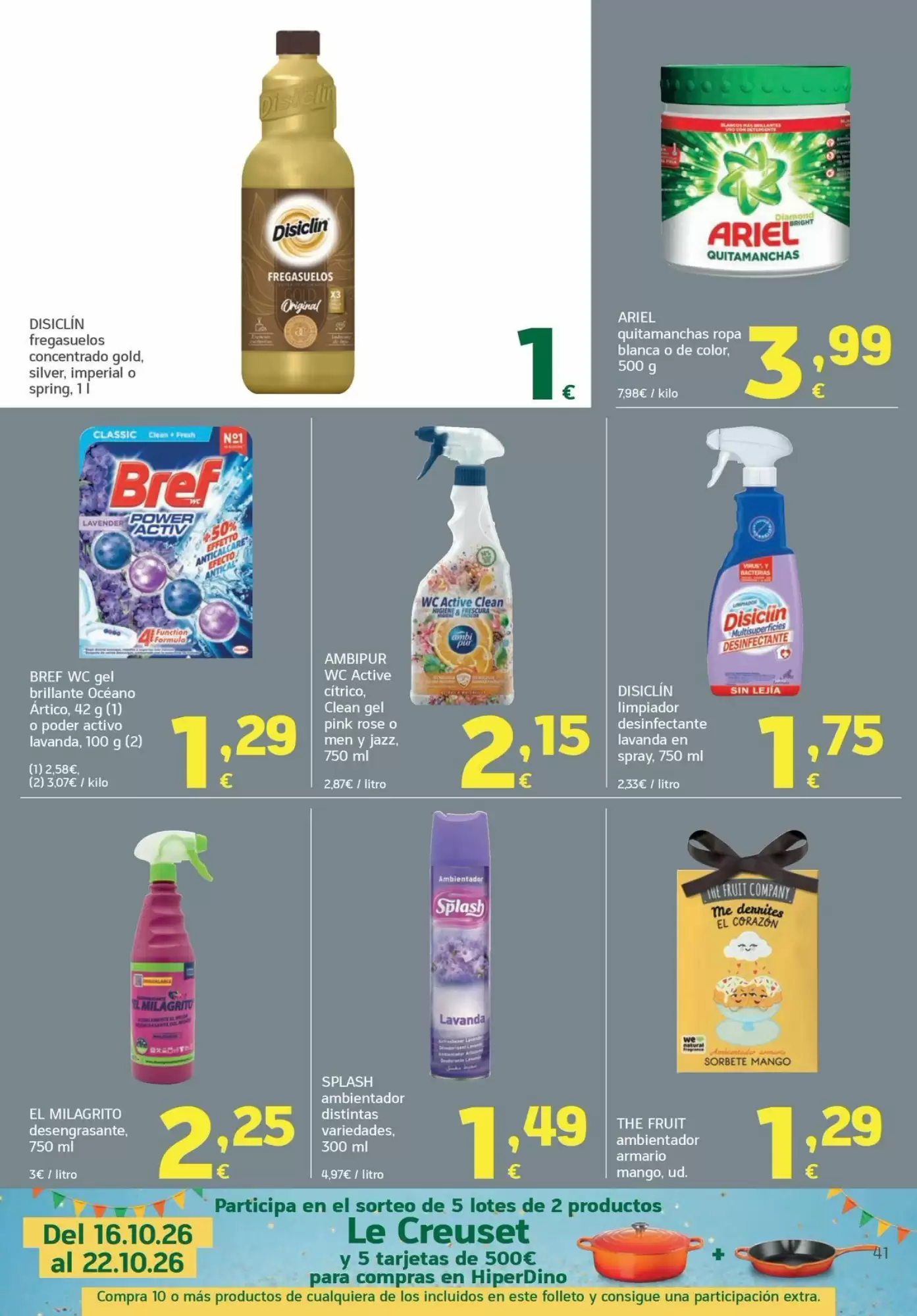 Folleto promocional de HiperDino válido desde el 13/10/2026 - Página 41.