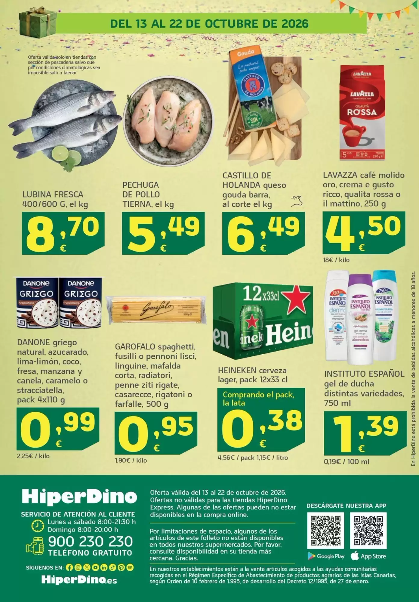 Folleto promocional de HiperDino válido desde el 13/10/2026 - Página 50.