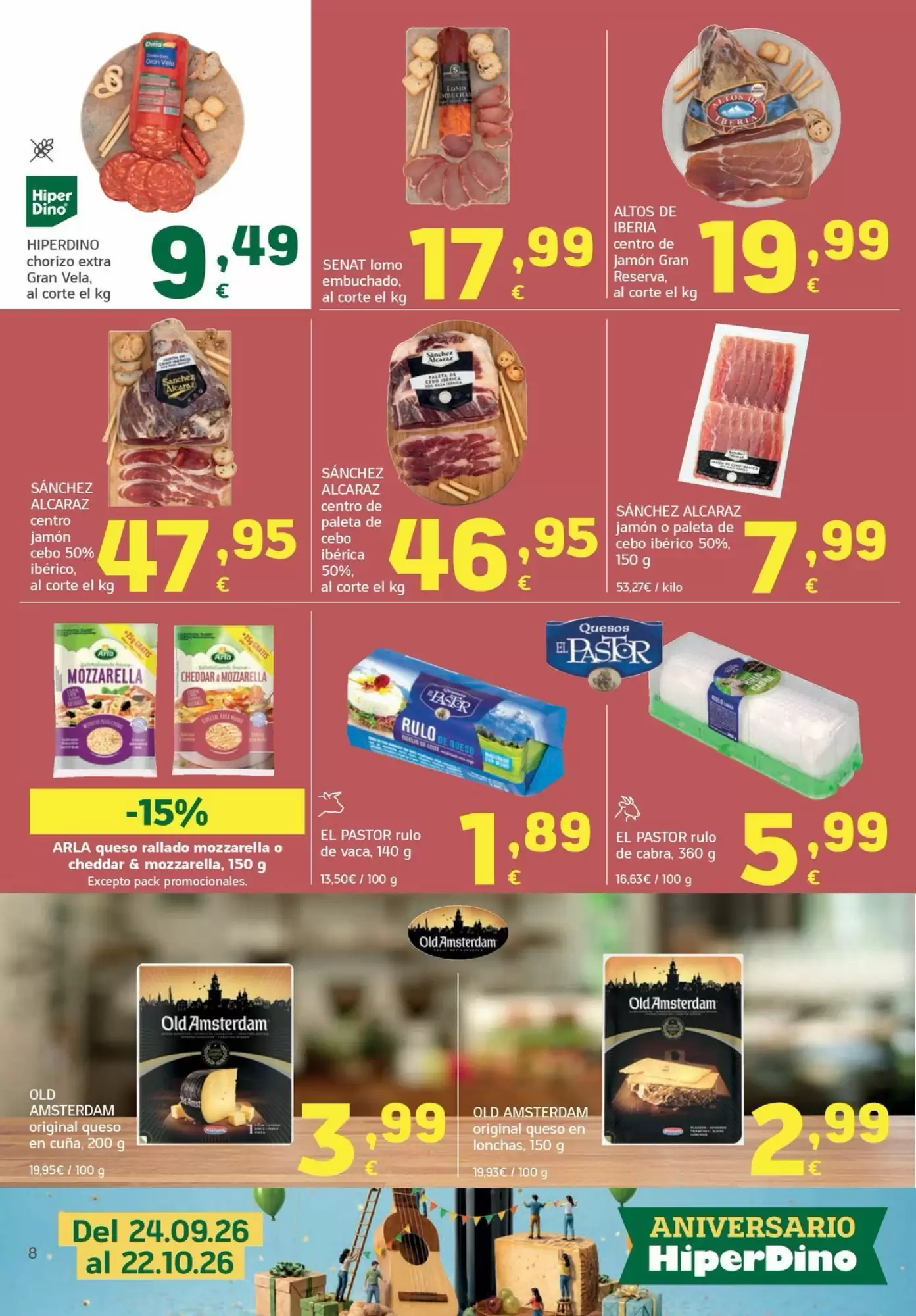 Folleto promocional de HiperDino válido desde el 13/10/2026 - Página 8.