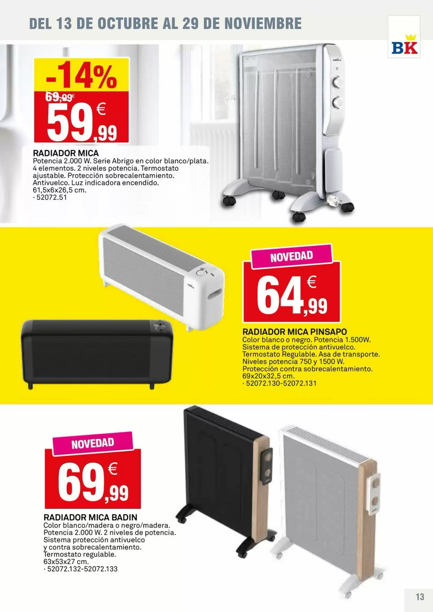 Folleto promocional de Bricoking válido desde el 13/10/2026 - Página 13.