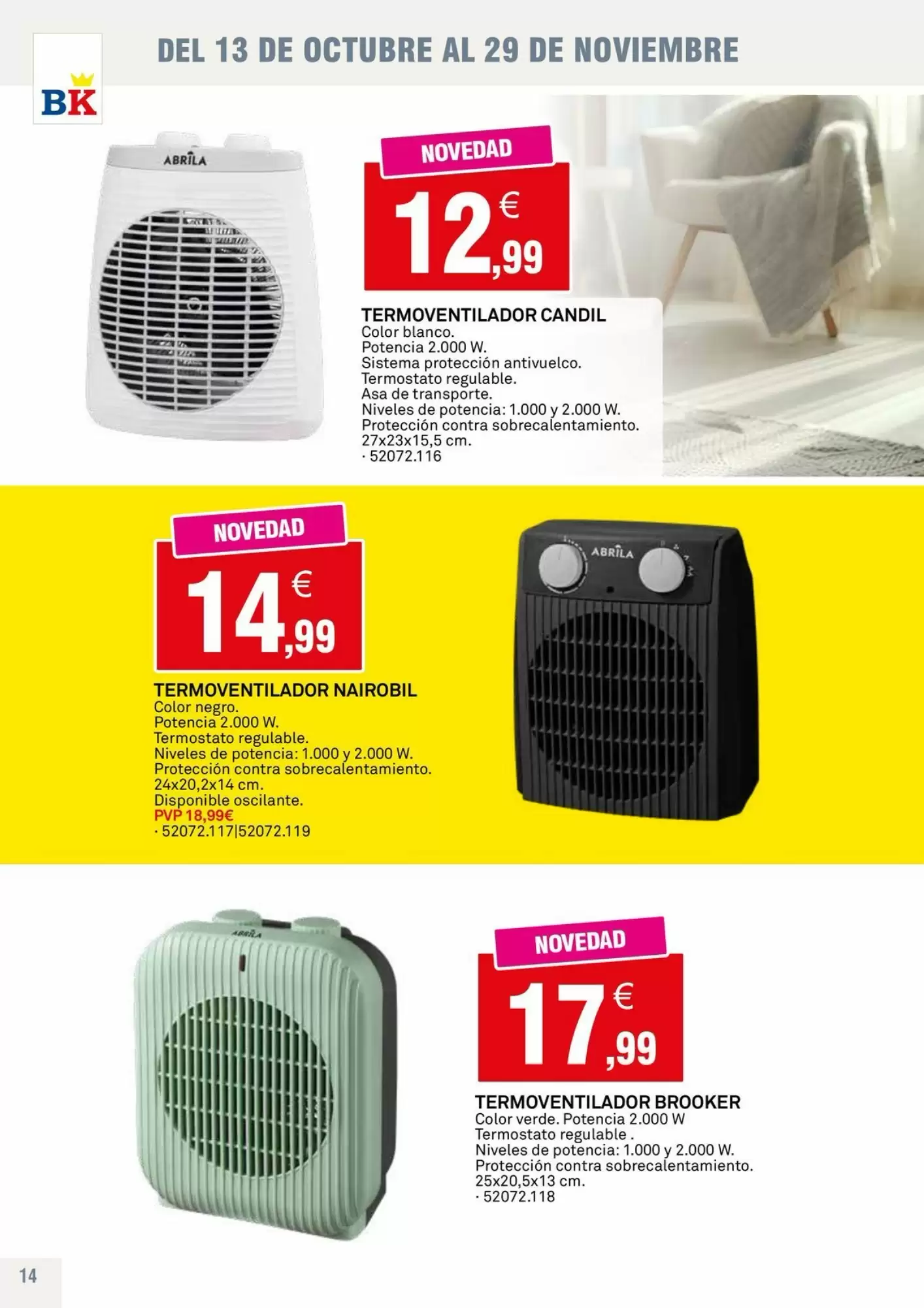 Folleto promocional de Bricoking válido desde el 13/10/2026 - Página 14.
