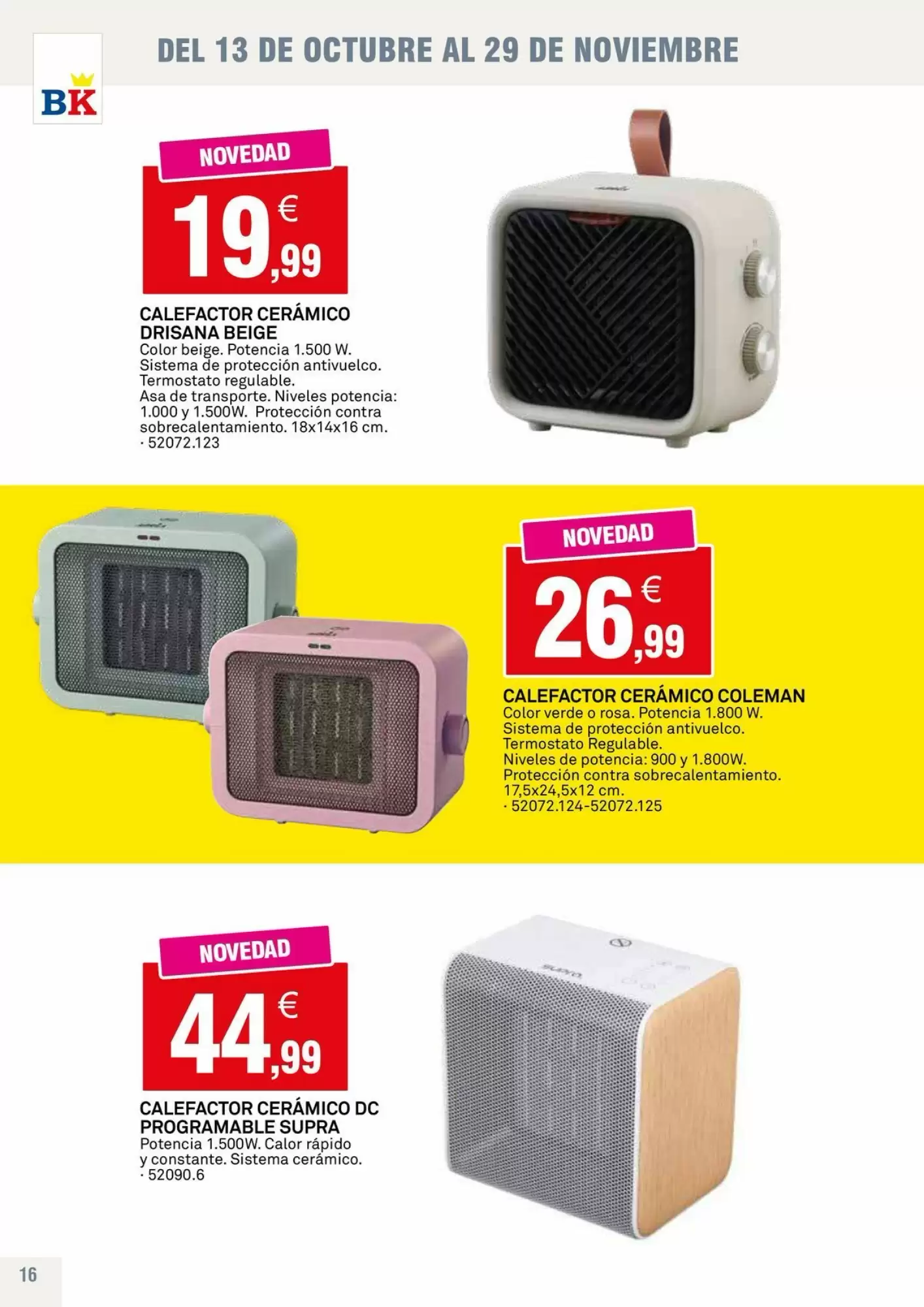 Folleto promocional de Bricoking válido desde el 13/10/2026 - Página 16.