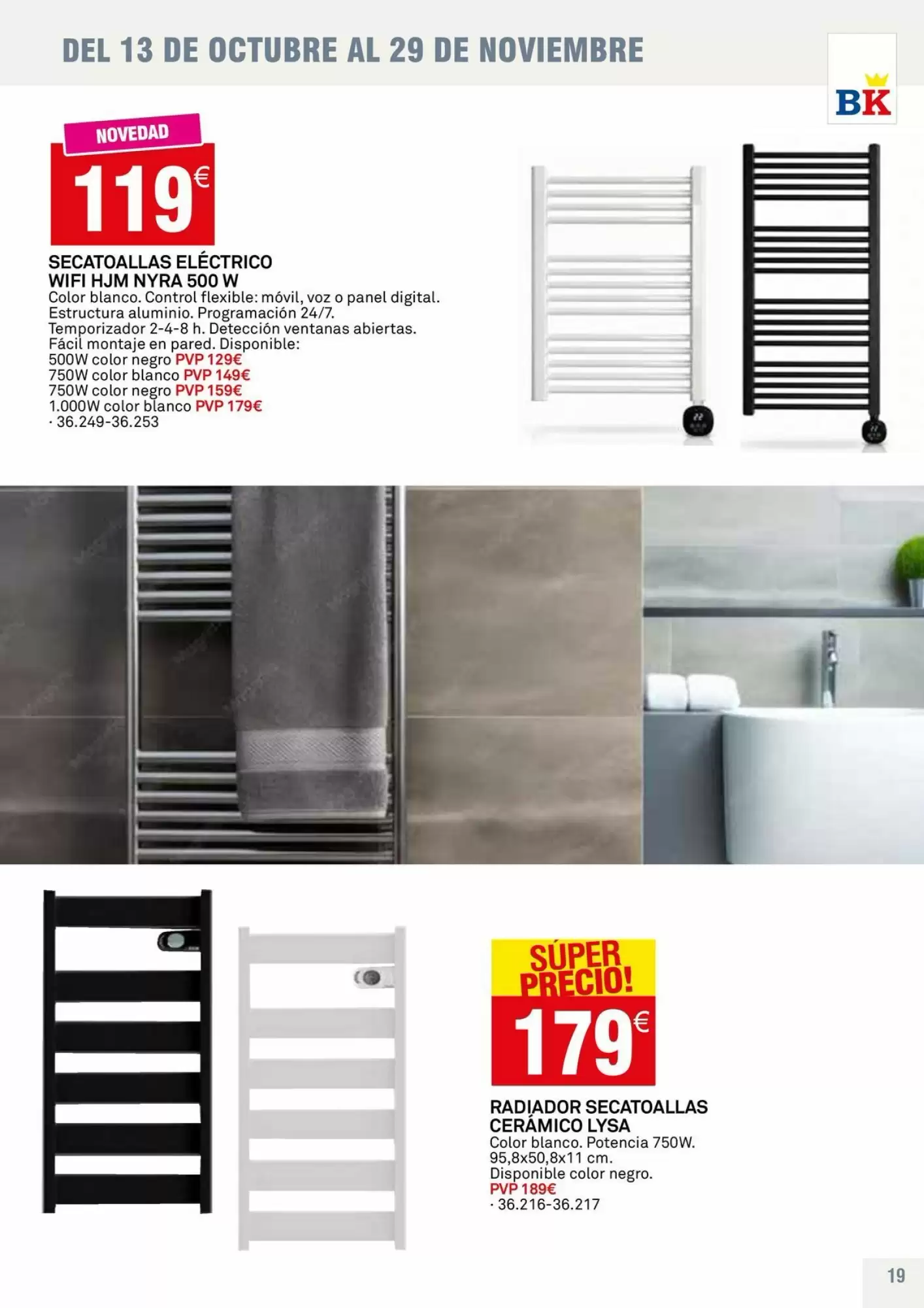 Folleto promocional de Bricoking válido desde el 13/10/2026 - Página 19.