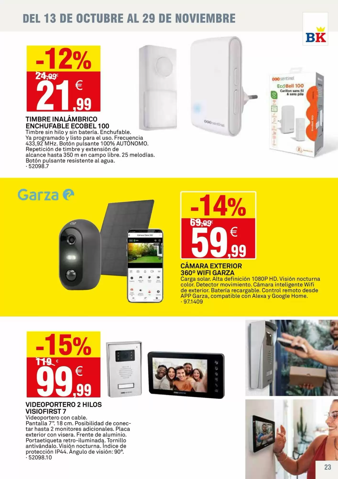 Folleto promocional de Bricoking válido desde el 13/10/2026 - Página 23.