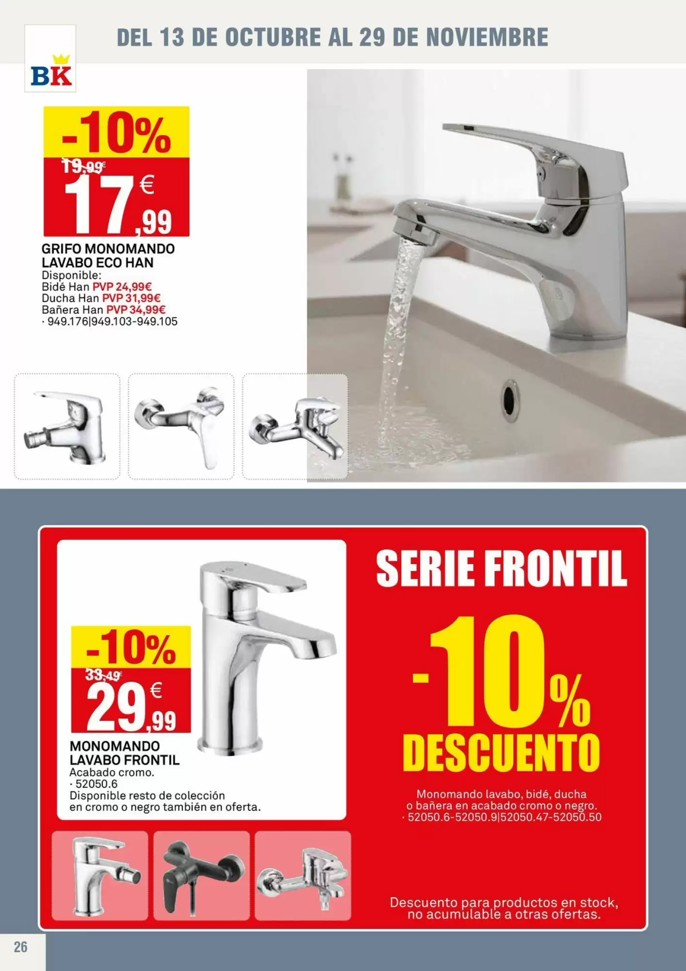Folleto promocional de Bricoking válido desde el 13/10/2026 - Página 26.