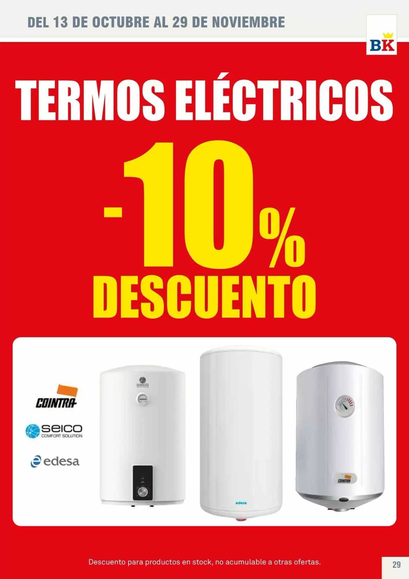 Folleto promocional de Bricoking válido desde el 13/10/2026 - Página 29.