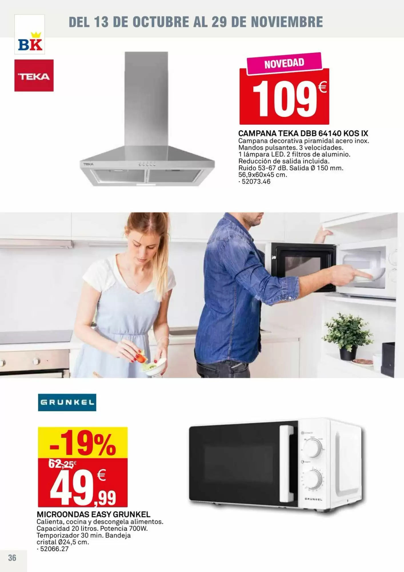 Folleto promocional de Bricoking válido desde el 13/10/2026 - Página 36.