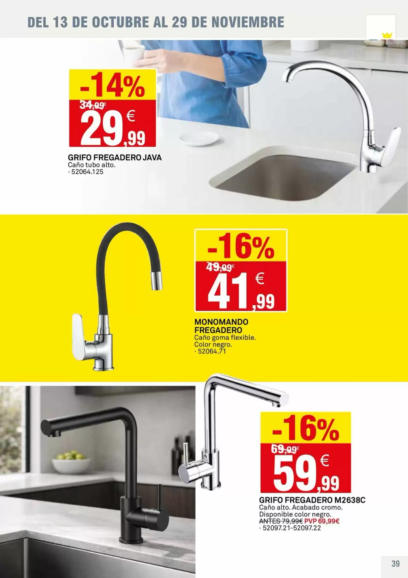 Folleto promocional de Bricoking válido desde el 13/10/2026 - Página 39.