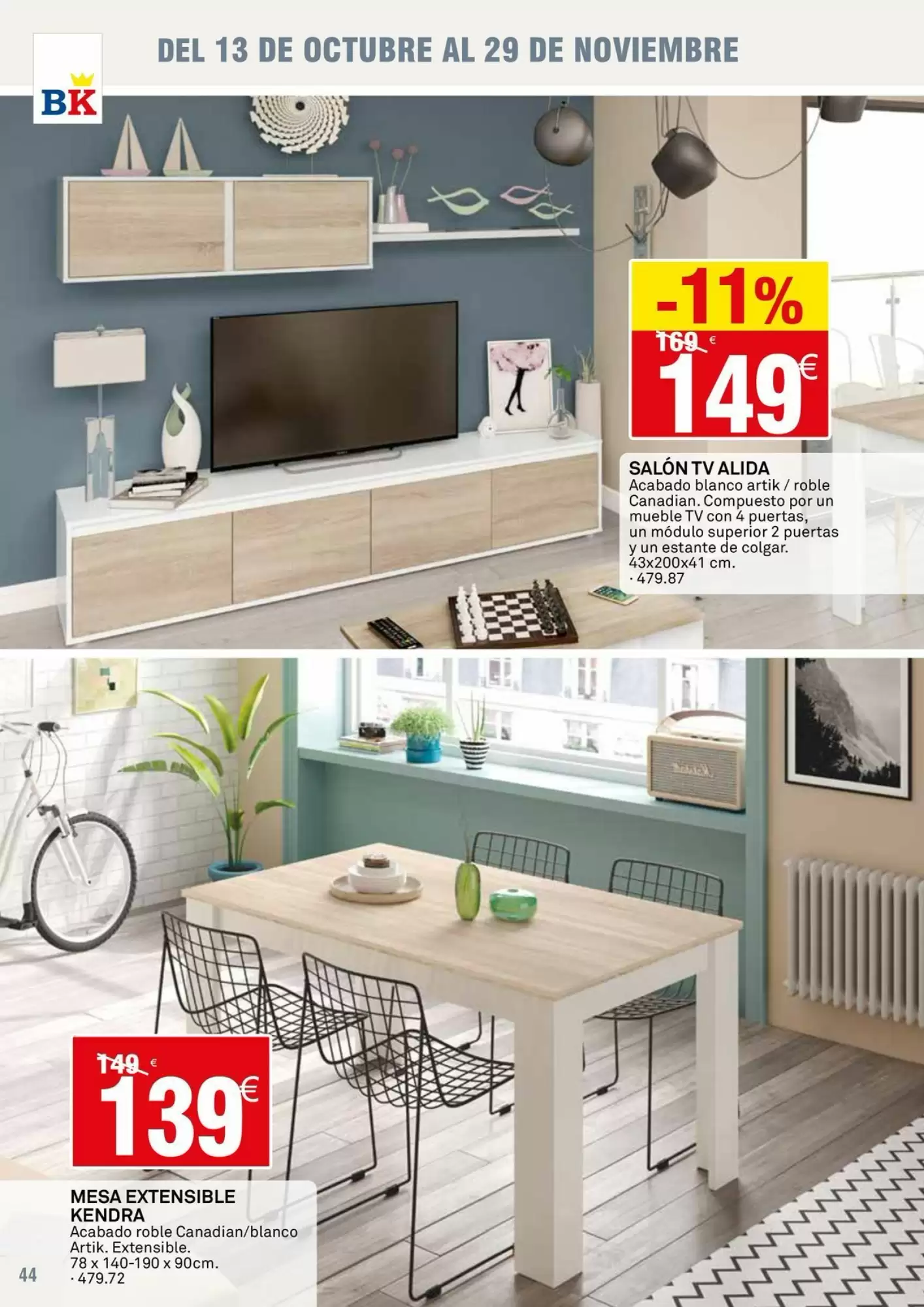 Folleto promocional de Bricoking válido desde el 13/10/2026 - Página 44.