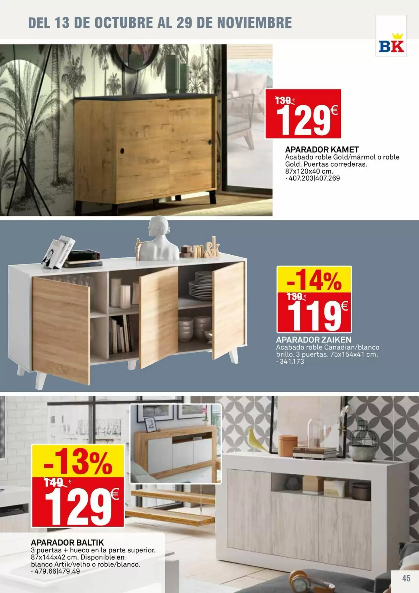 Folleto promocional de Bricoking válido desde el 13/10/2026 - Página 45.