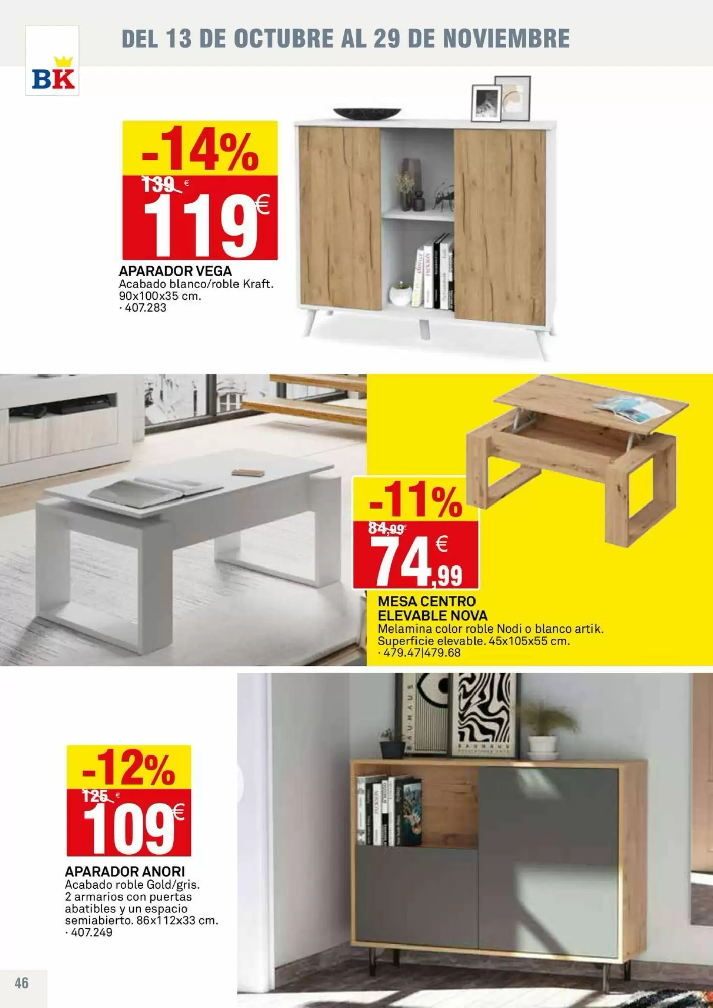 Folleto promocional de Bricoking válido desde el 13/10/2026 - Página 46.