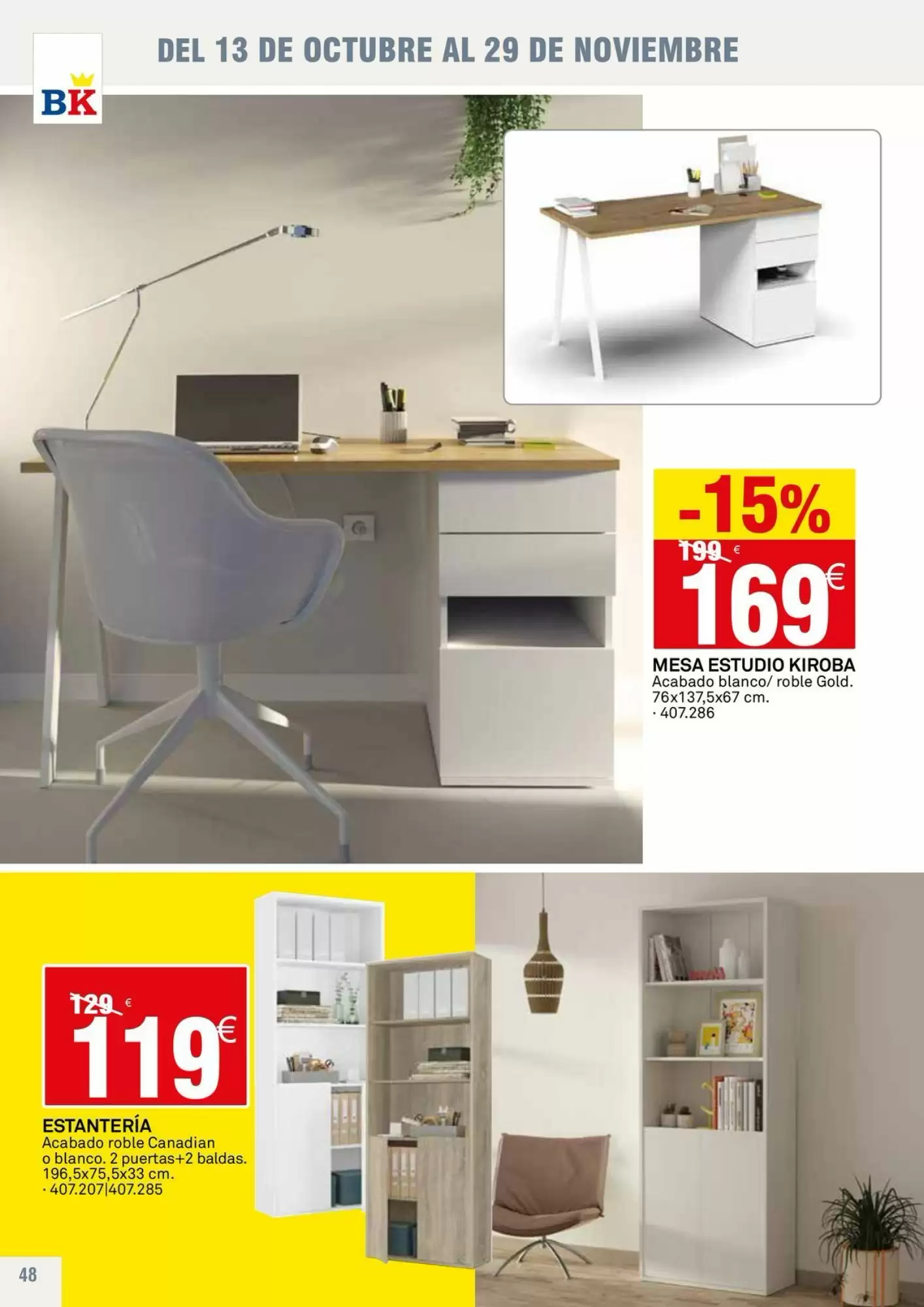 Folleto promocional de Bricoking válido desde el 13/10/2026 - Página 48.