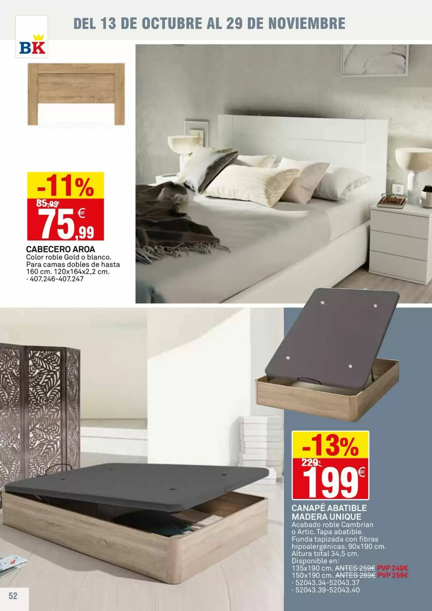 Folleto promocional de Bricoking válido desde el 13/10/2026 - Página 52.
