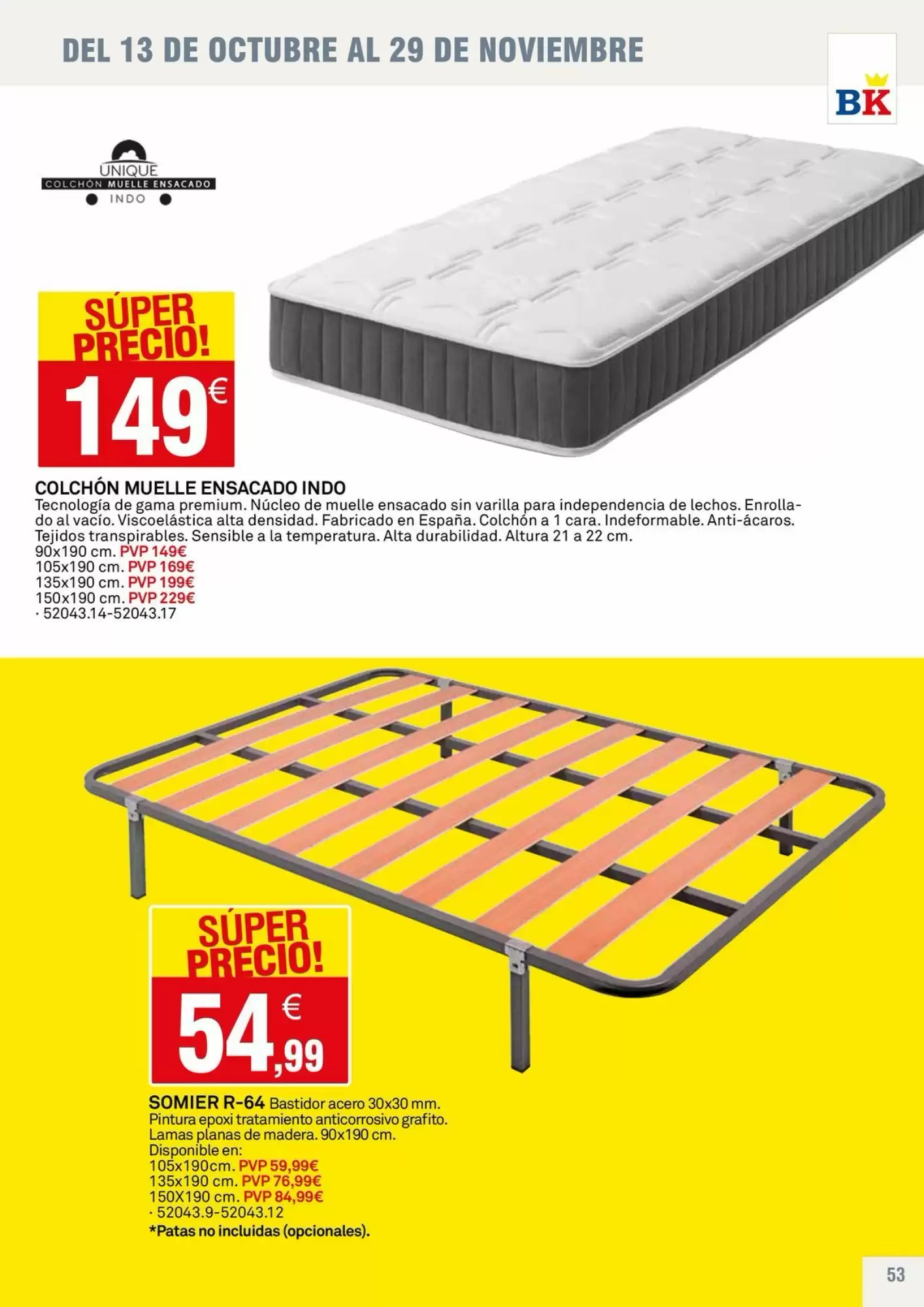 Folleto promocional de Bricoking válido desde el 13/10/2026 - Página 53.