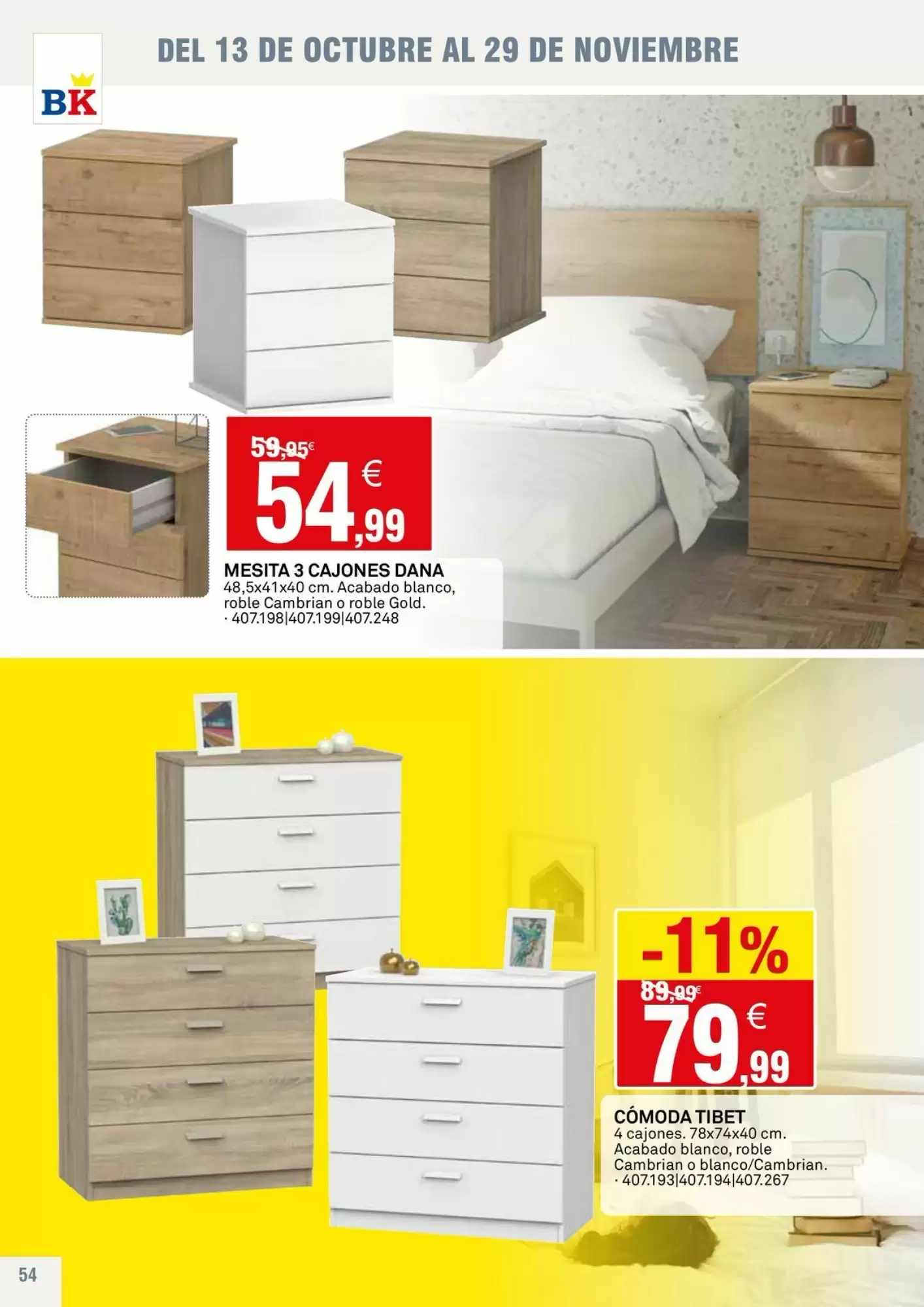 Folleto promocional de Bricoking válido desde el 13/10/2026 - Página 54.