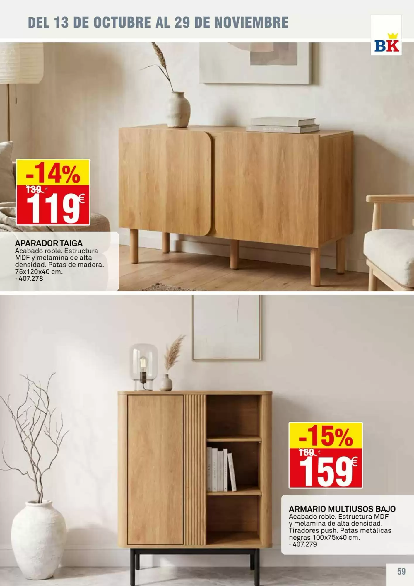 Folleto promocional de Bricoking válido desde el 13/10/2026 - Página 59.