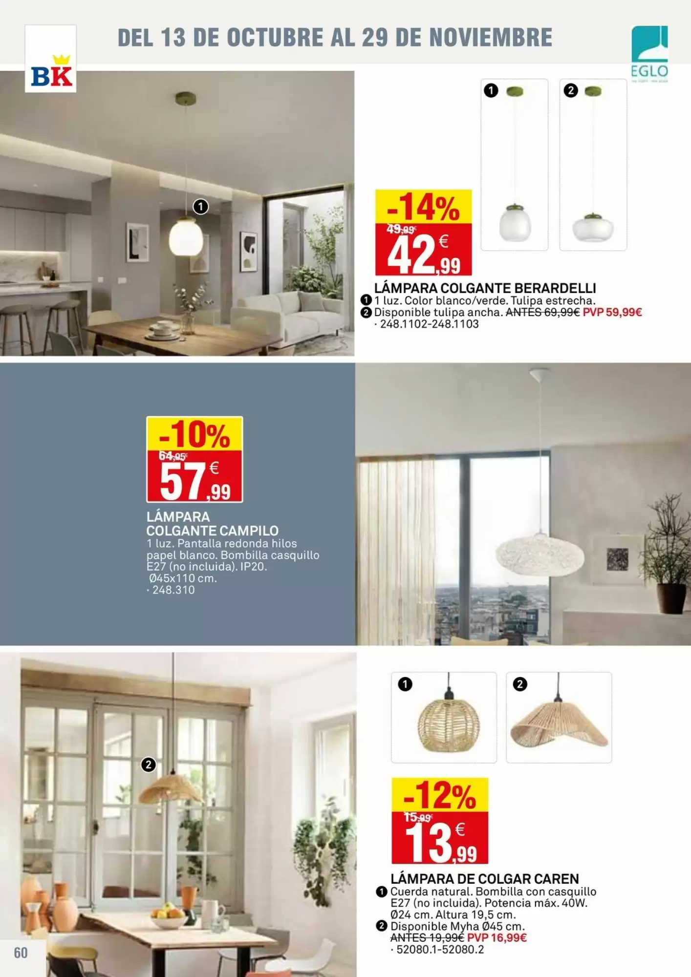 Folleto promocional de Bricoking válido desde el 13/10/2026 - Página 60.