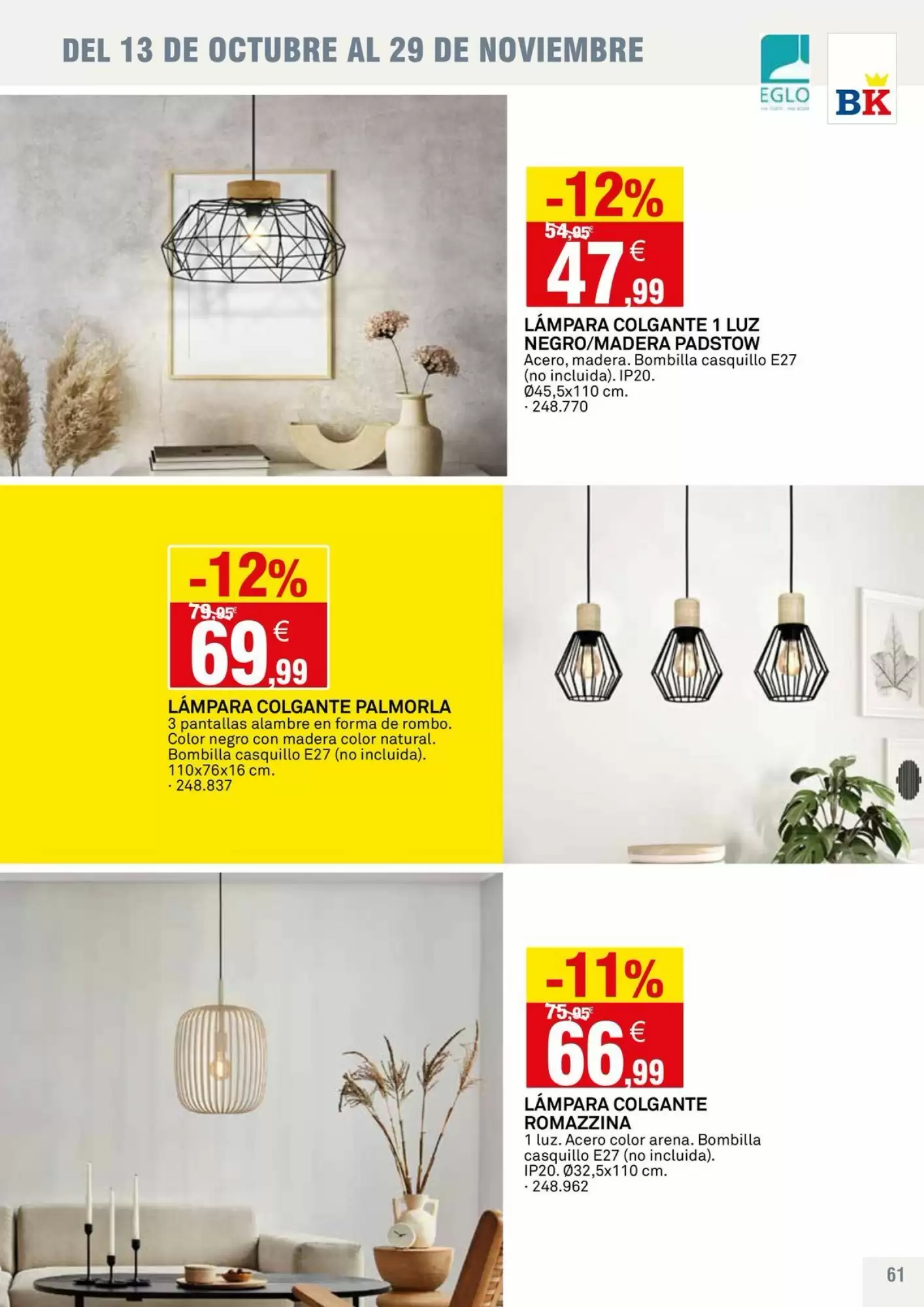 Folleto promocional de Bricoking válido desde el 13/10/2026 - Página 61.