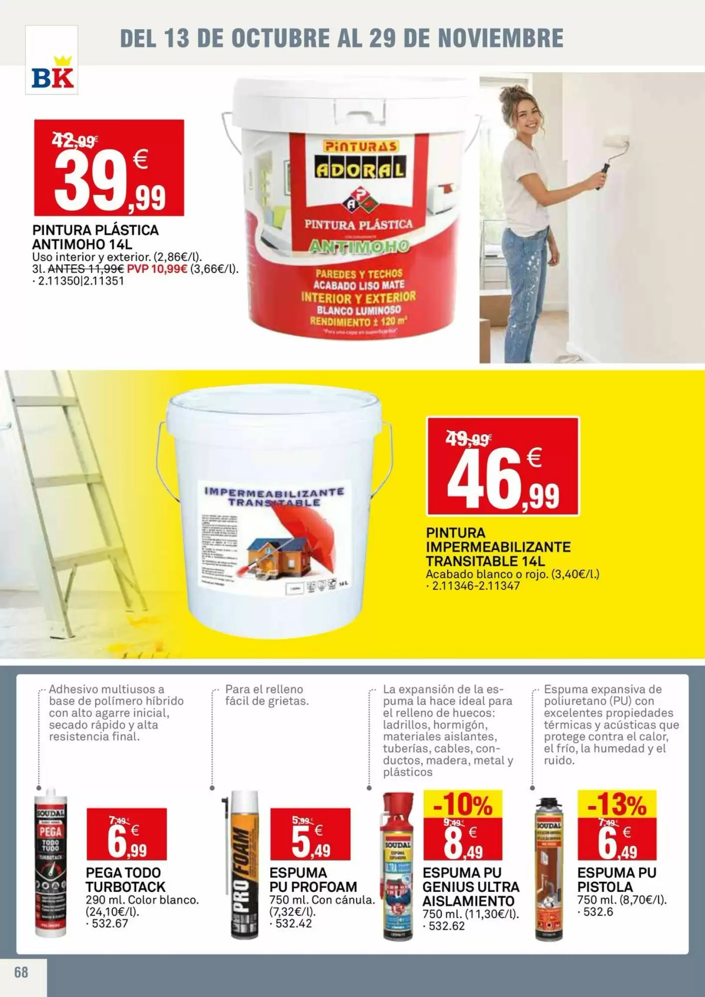 Folleto promocional de Bricoking válido desde el 13/10/2026 - Página 68.