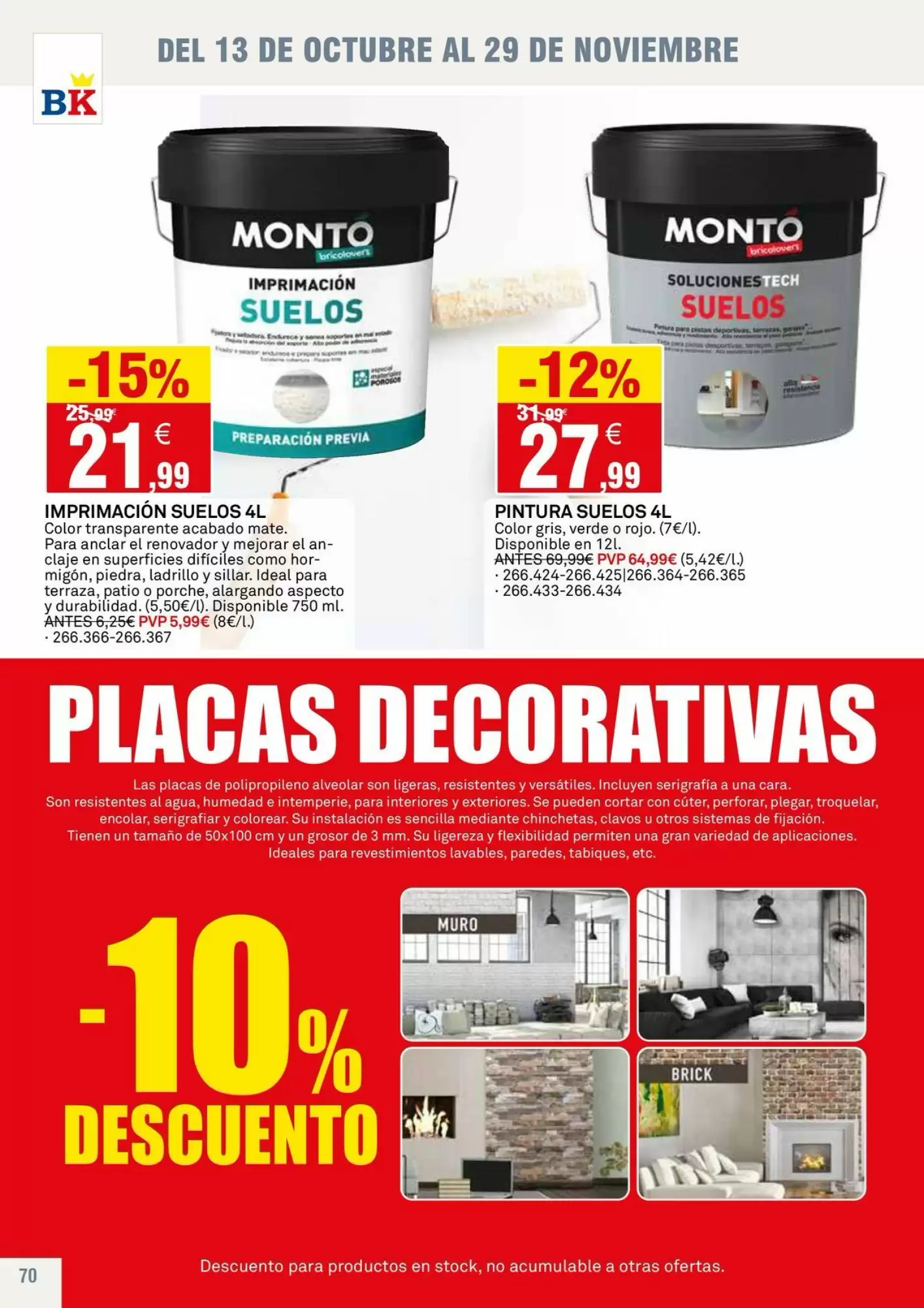 Folleto promocional de Bricoking válido desde el 13/10/2026 - Página 70.