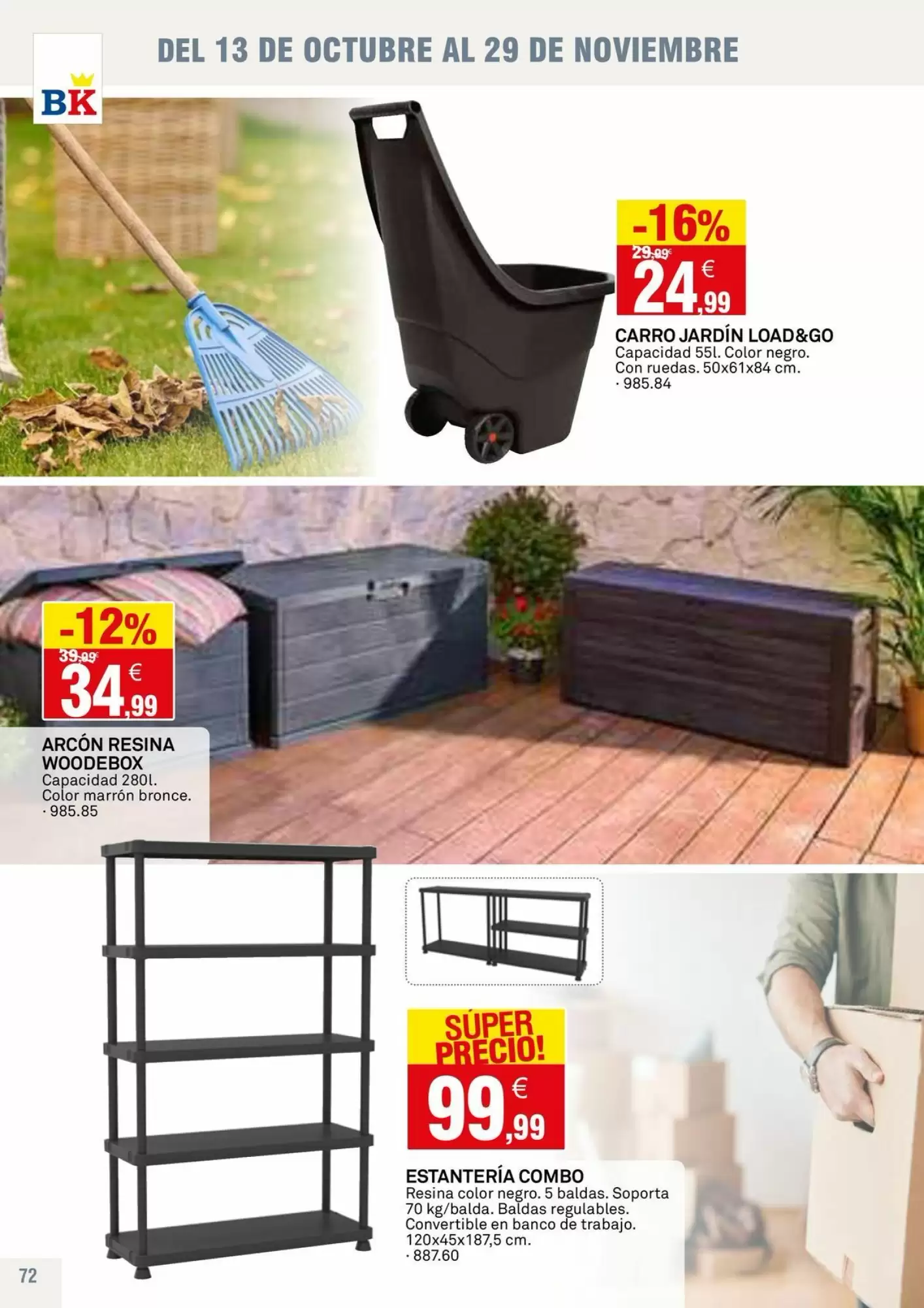 Folleto promocional de Bricoking válido desde el 13/10/2026 - Página 72.
