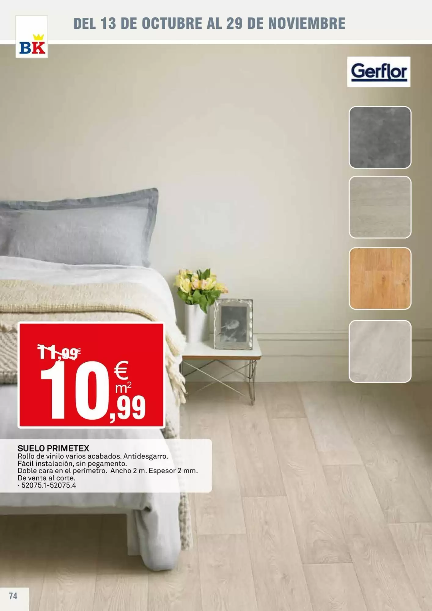 Folleto promocional de Bricoking válido desde el 13/10/2026 - Página 74.