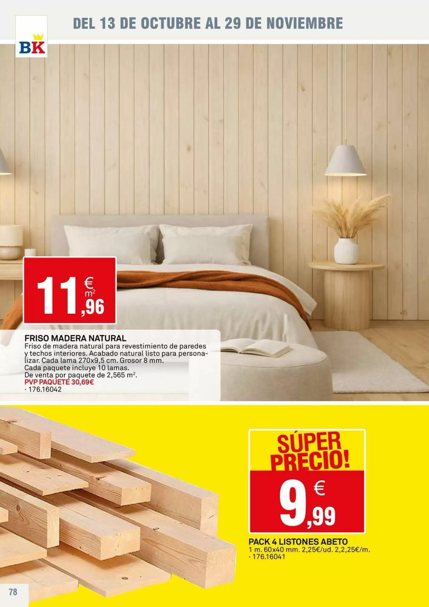 Folleto promocional de Bricoking válido desde el 13/10/2026 - Página 78.