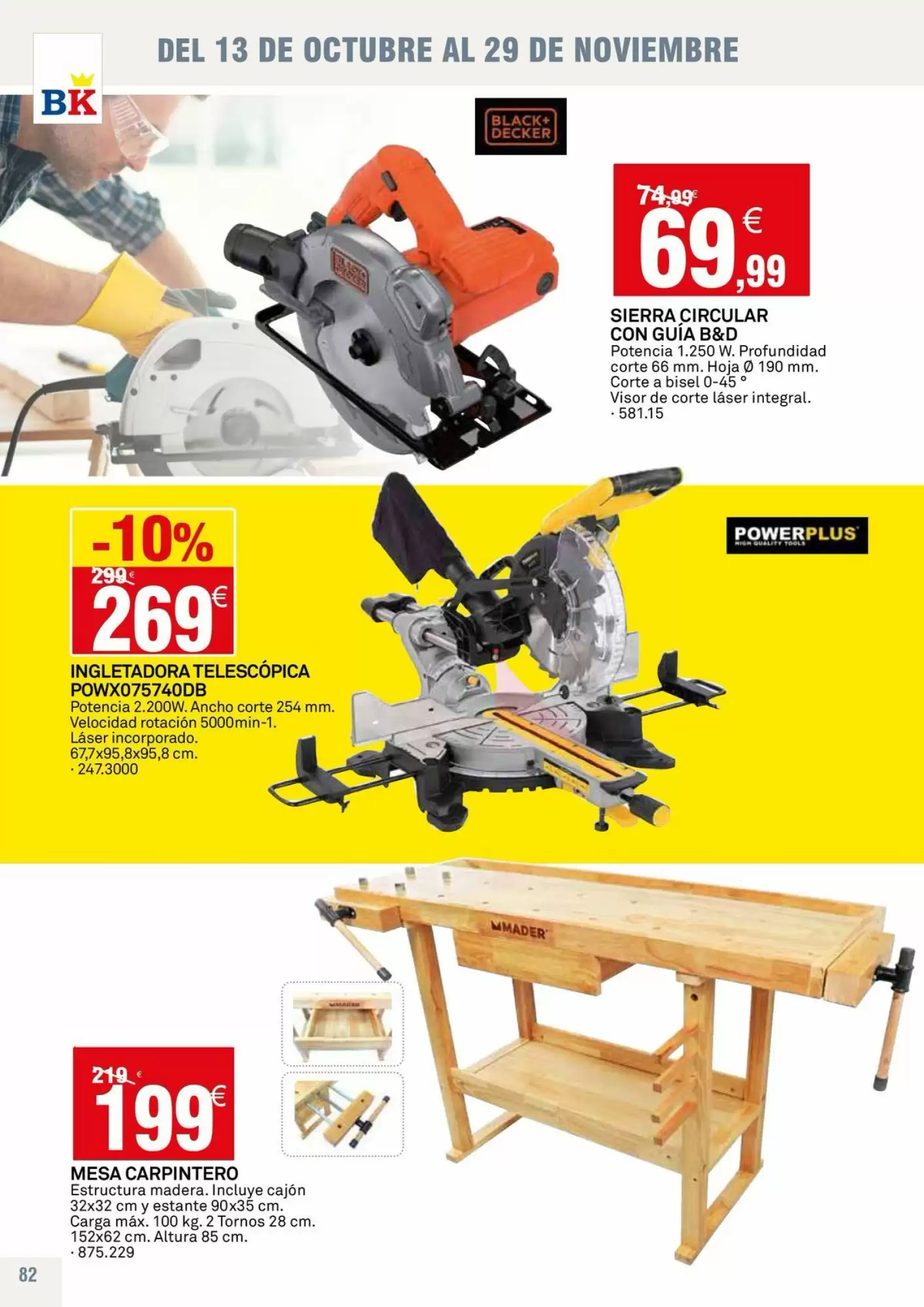 Folleto promocional de Bricoking válido desde el 13/10/2026 - Página 82.