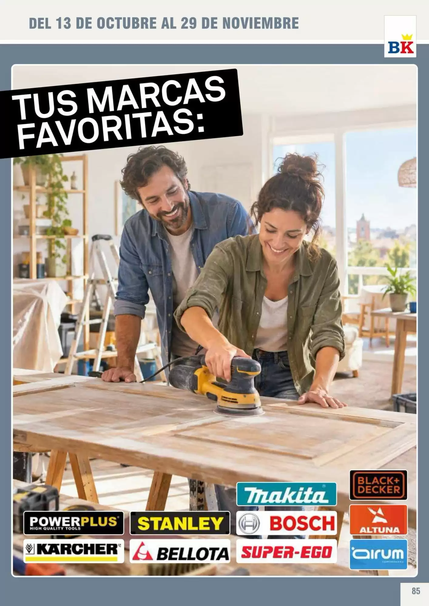 Folleto promocional de Bricoking válido desde el 13/10/2026 - Página 85.