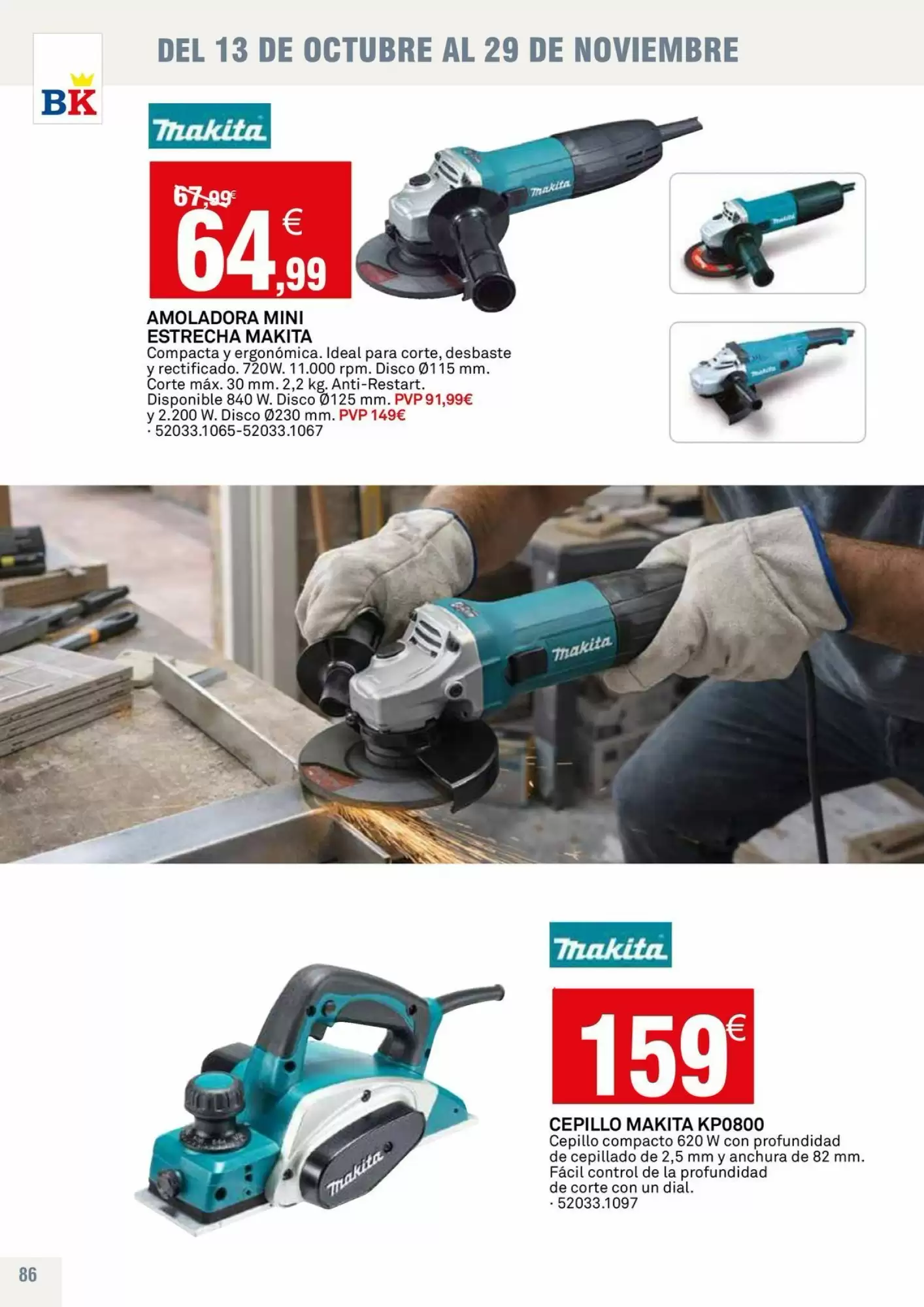 Folleto promocional de Bricoking válido desde el 13/10/2026 - Página 86.