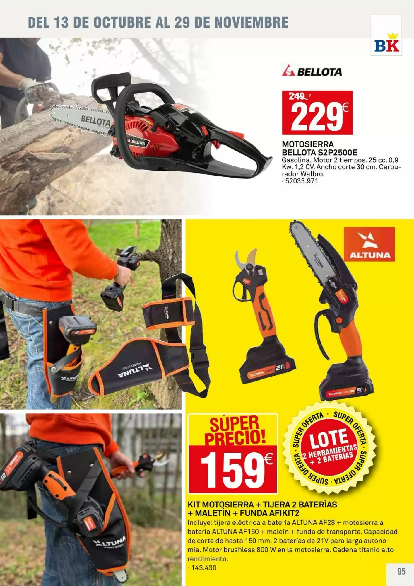 Folleto promocional de Bricoking válido desde el 13/10/2026 - Página 95.