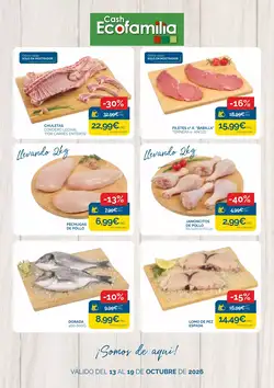 Folleto promocional de Cash Ecofamilia válido desde el 13/10/2026