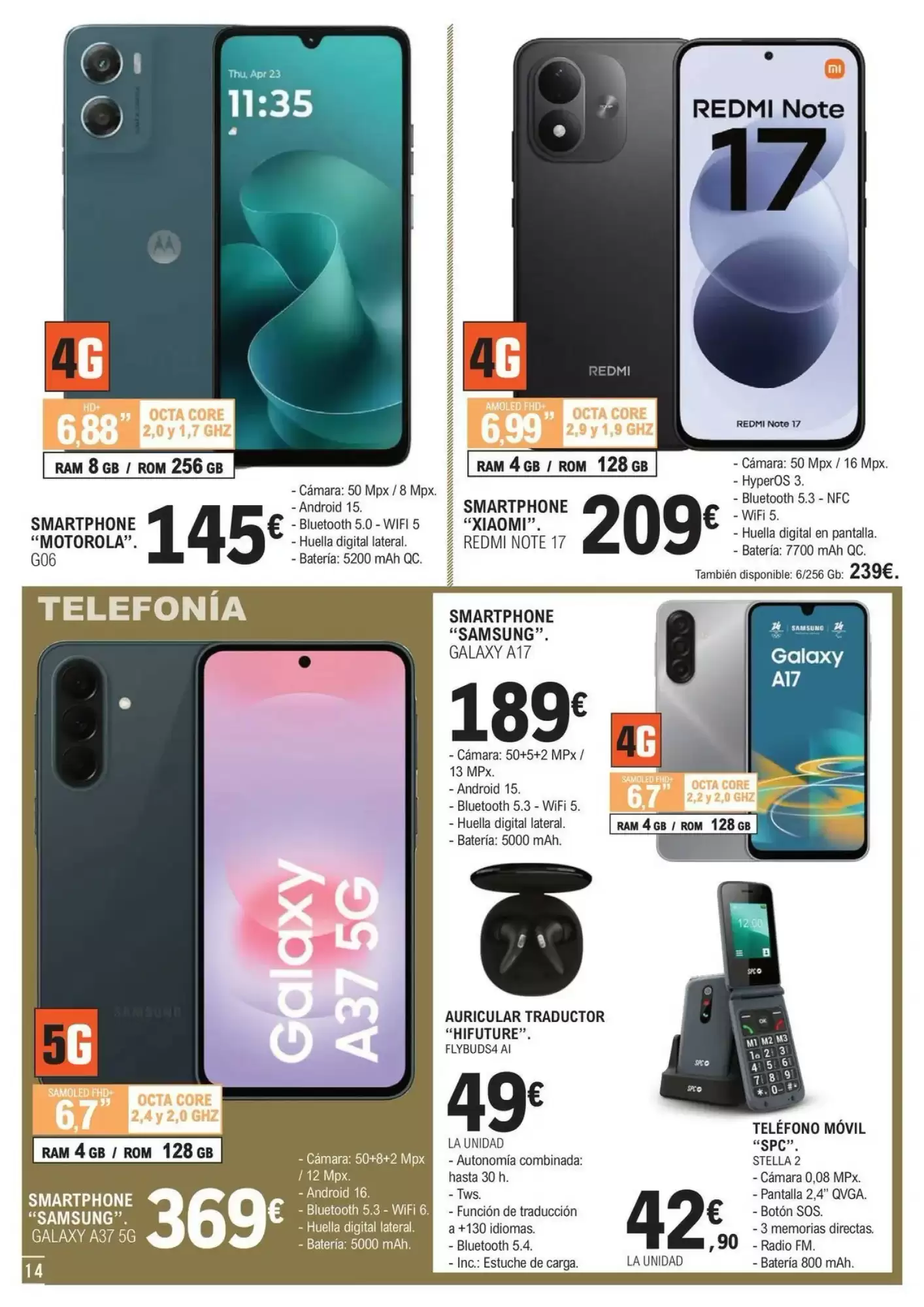 Folleto promocional de E.Leclerc válido desde el 13/10/2026 - Página 14.
