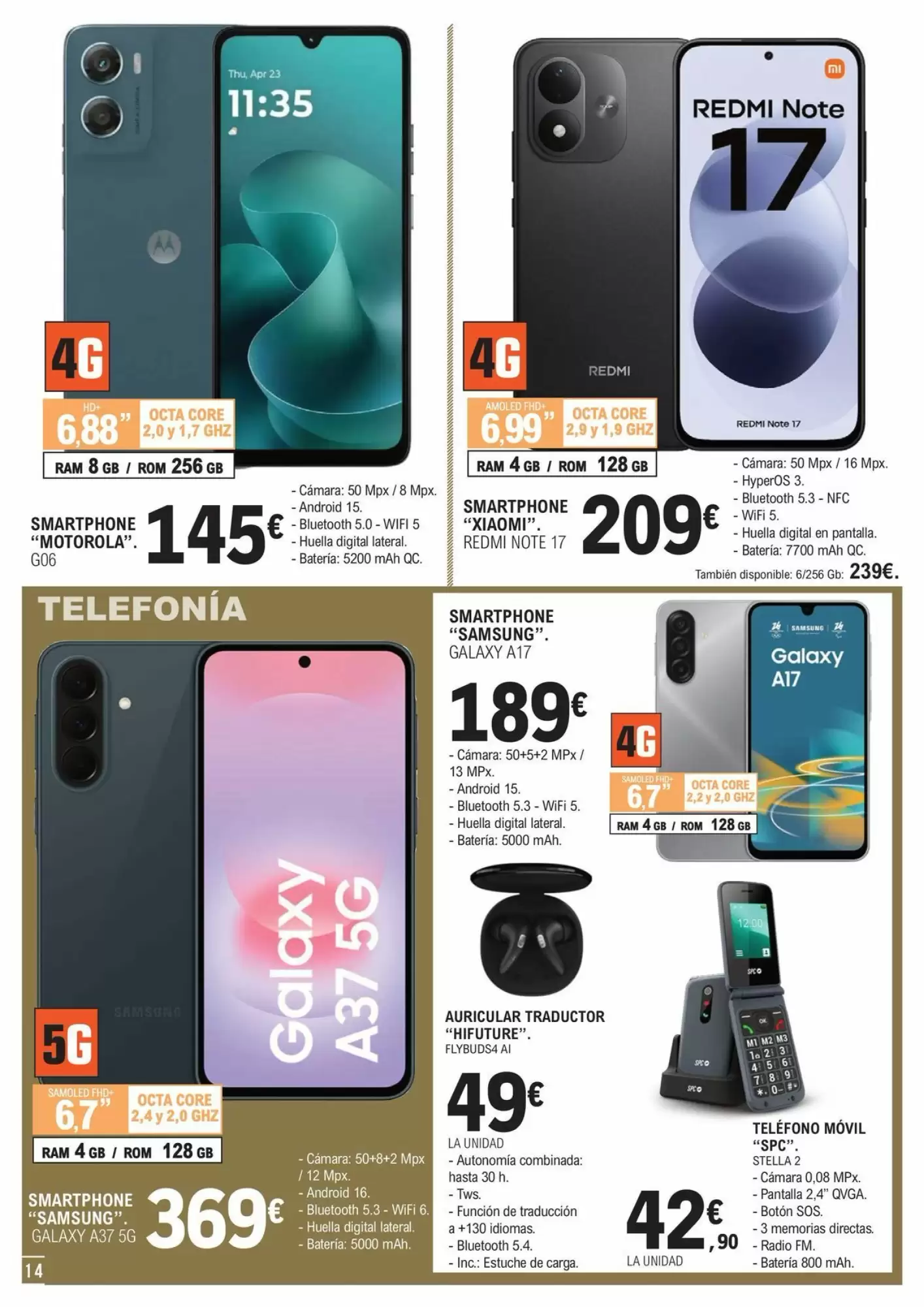 Folleto promocional de E.Leclerc válido desde el 14/10/2026 - Página 14.