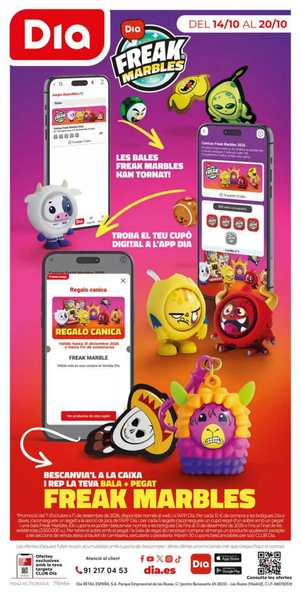 Folleto promocional de Dia válido desde el 14/10/2026 - Página 12.
