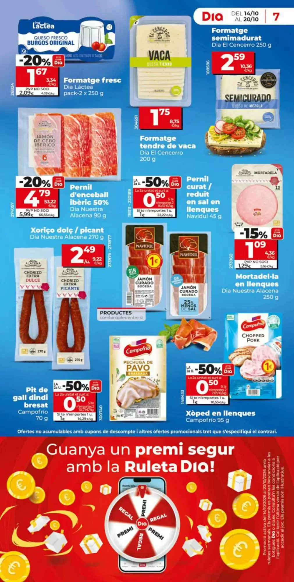 Folleto promocional de Dia válido desde el 14/10/2026 - Página 7.