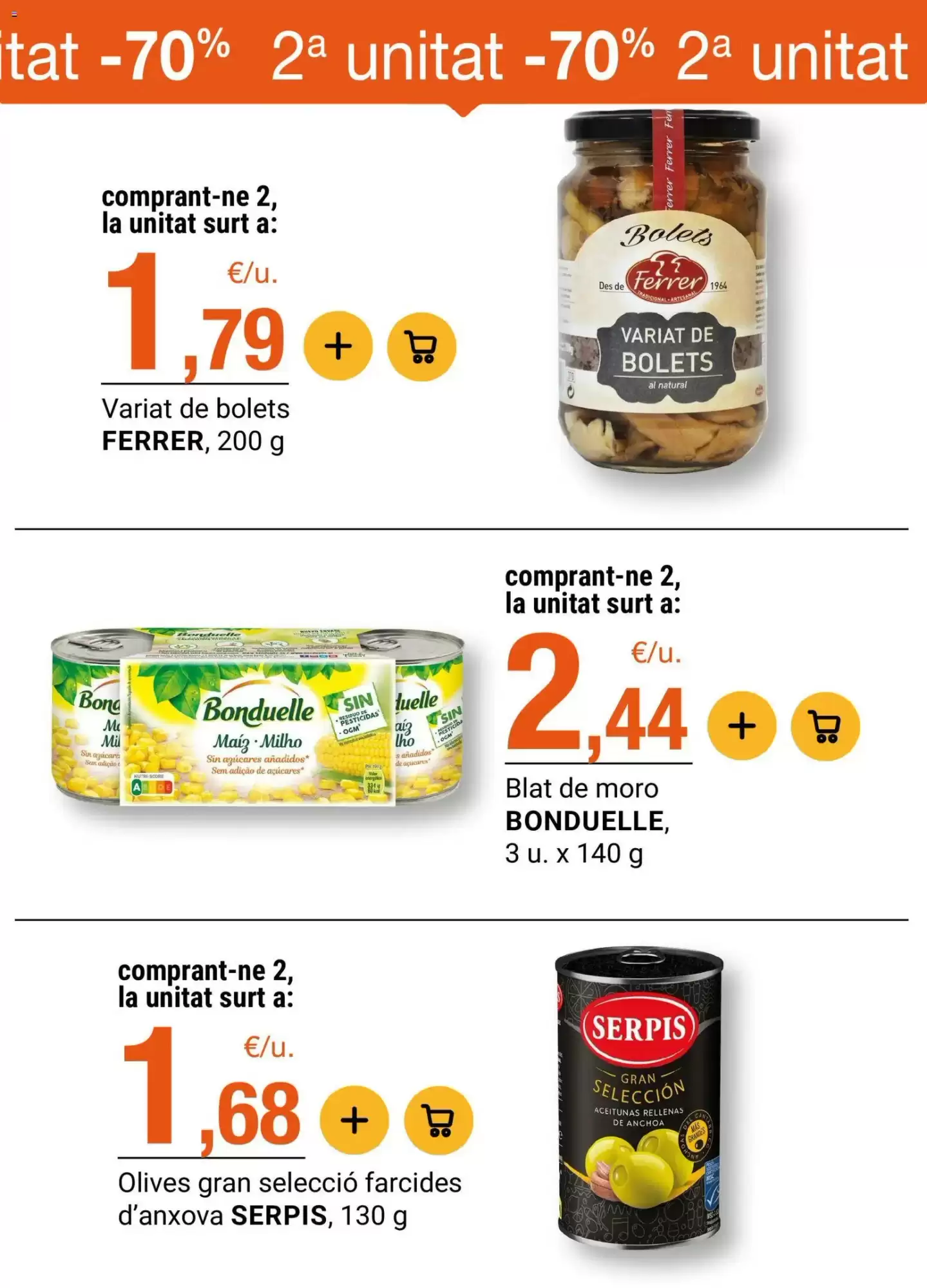Folleto promocional de BonpreuEsclat válido desde el 14/10/2026 - Página 37.