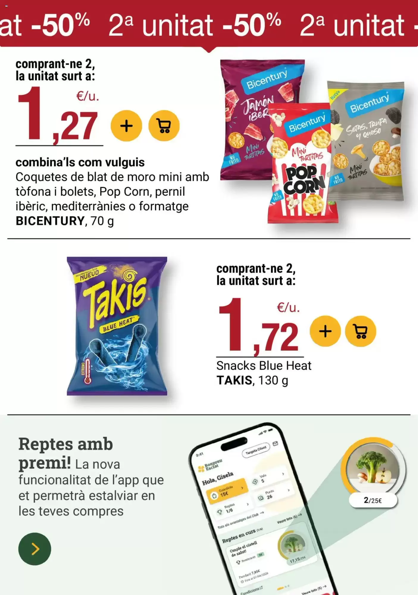 Folleto promocional de BonpreuEsclat válido desde el 14/10/2026 - Página 62.