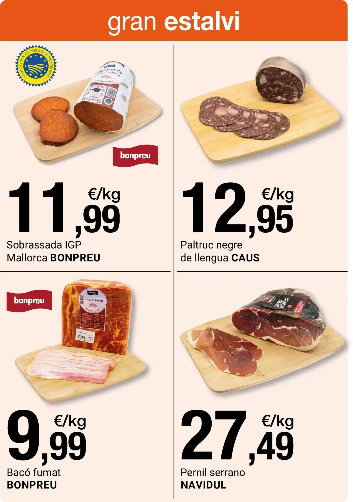 Folleto promocional de BonpreuEsclat válido desde el 14/10/2026 - Página 77.