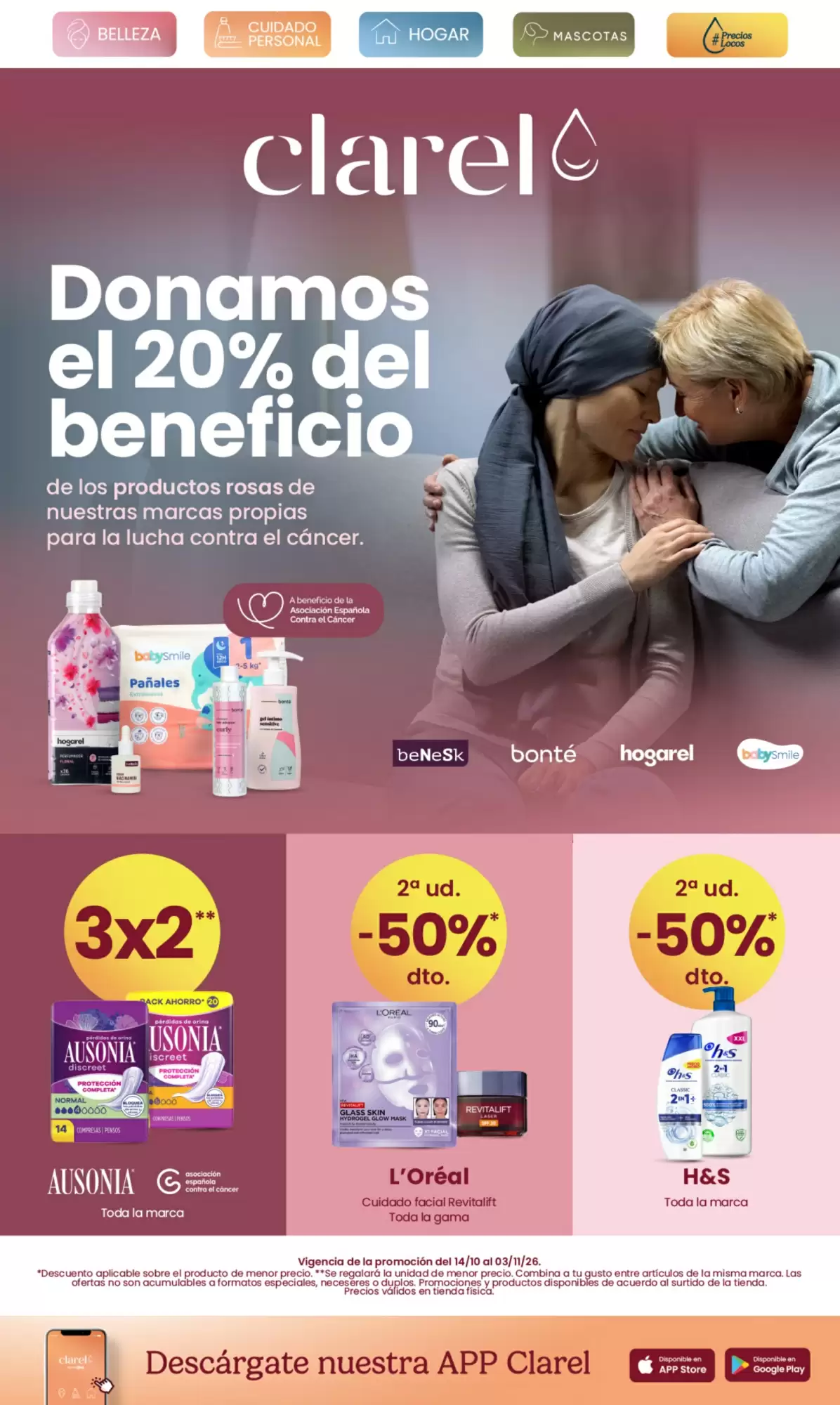 Folleto promocional de Clarel válido desde el 14/10/2026 - Página 1.