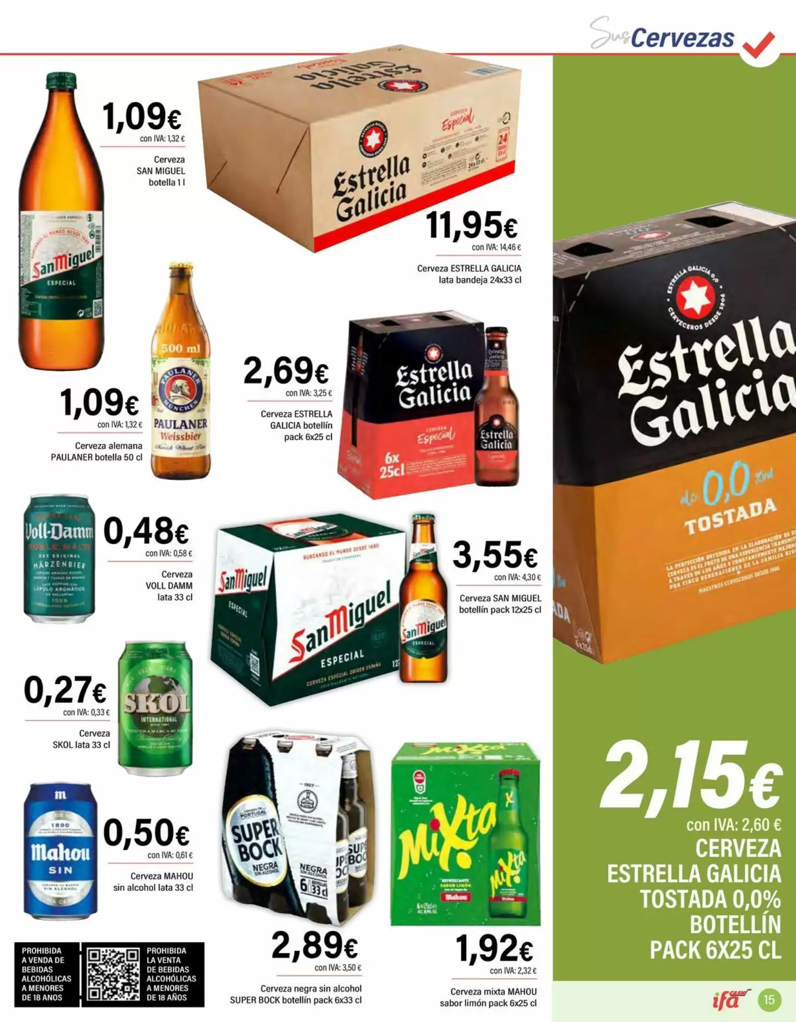 Folleto promocional de Cash Ifa válido desde el 14/10/2026 - Página 15.