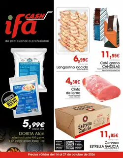 Folleto promocional de Cash Ifa válido desde el 14/10/2026