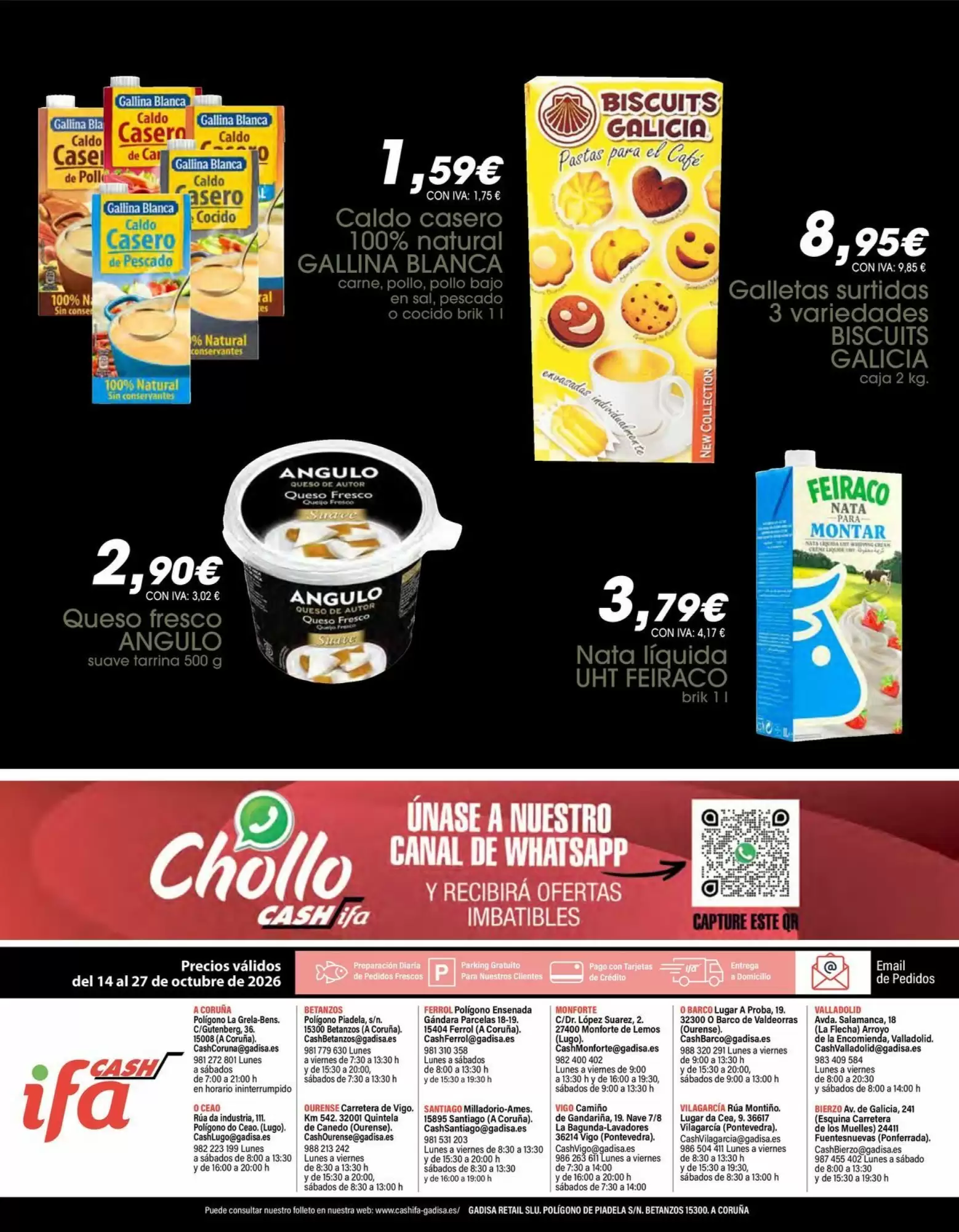 Folleto promocional de Cash Ifa válido desde el 14/10/2026 - Página 20.
