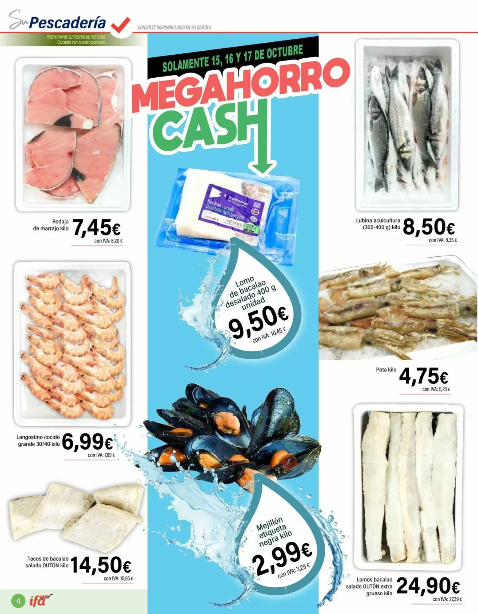 Folleto promocional de Cash Ifa válido desde el 14/10/2026 - Página 4.